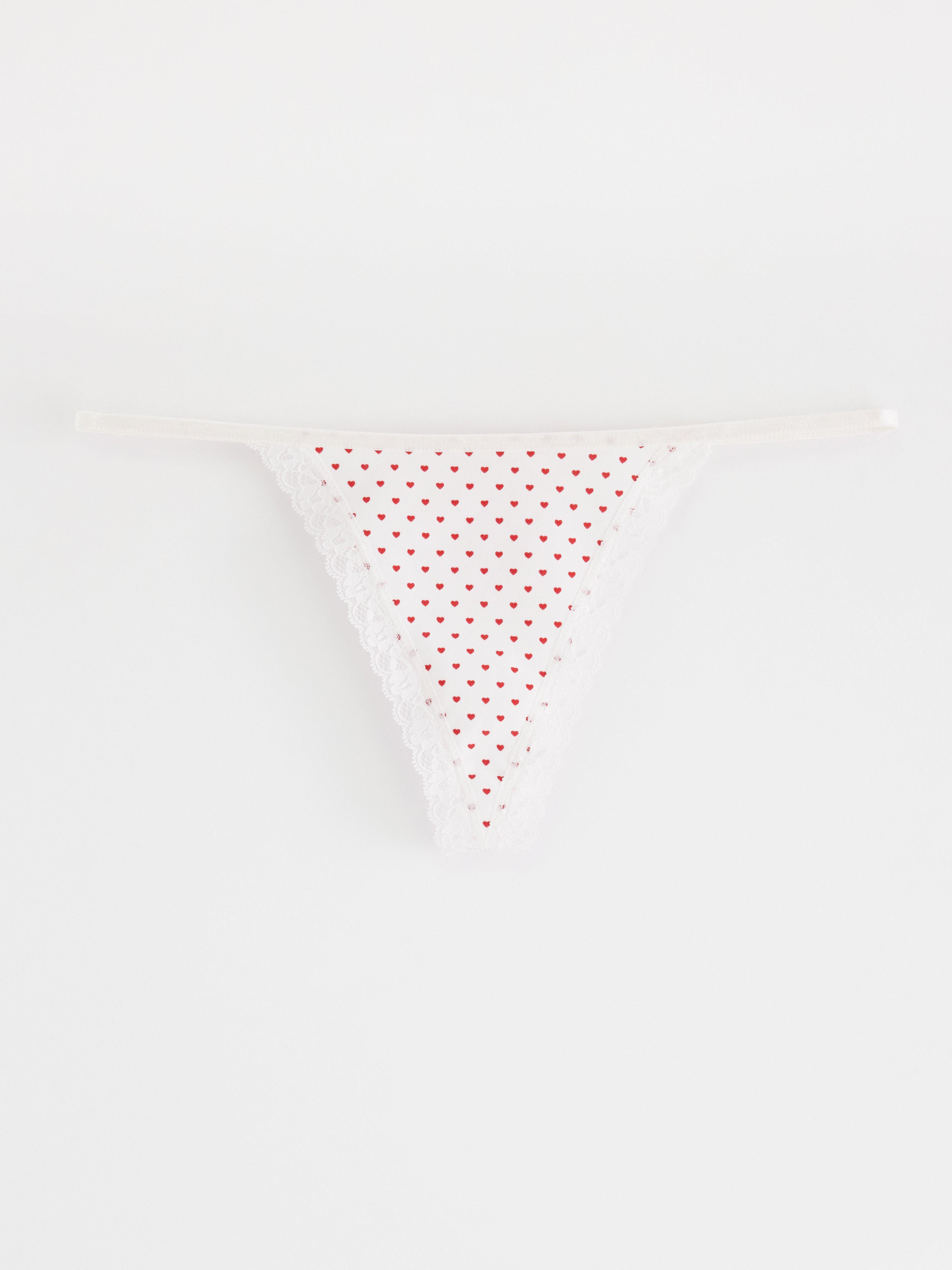 Thong Low - Lingerie - Red