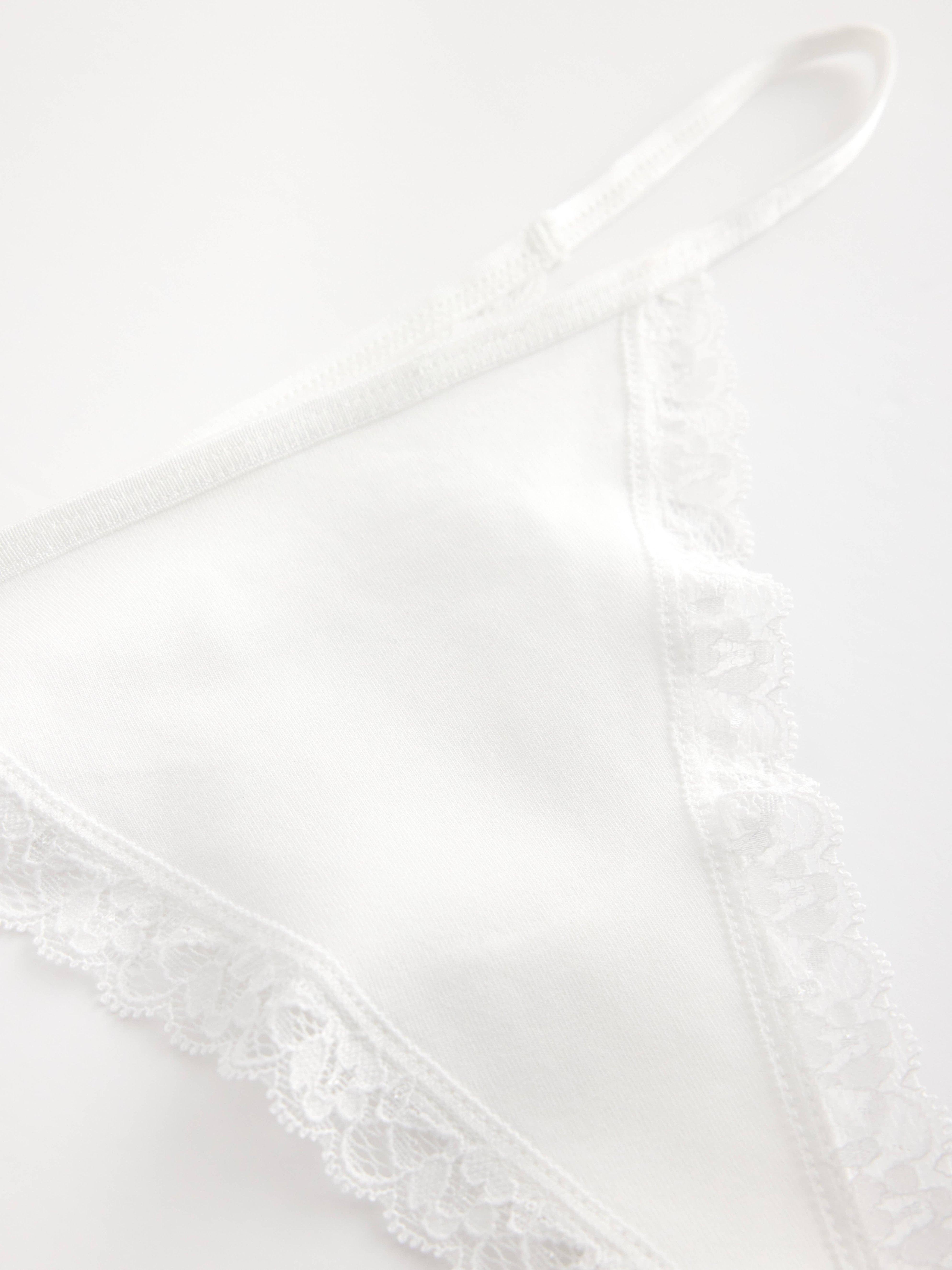 Thong Low - Lingerie - White