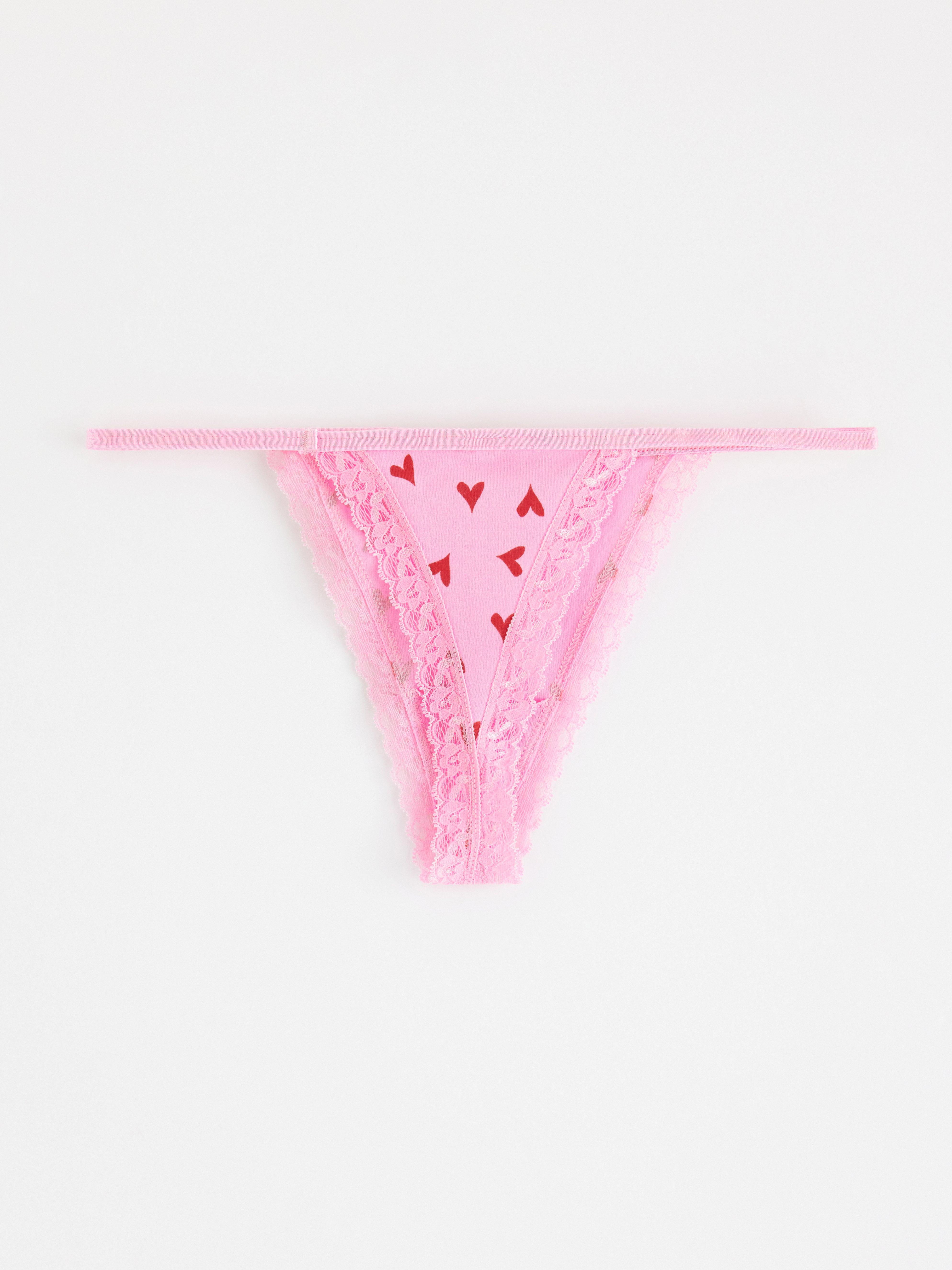 Thong Low - Lingerie - Red