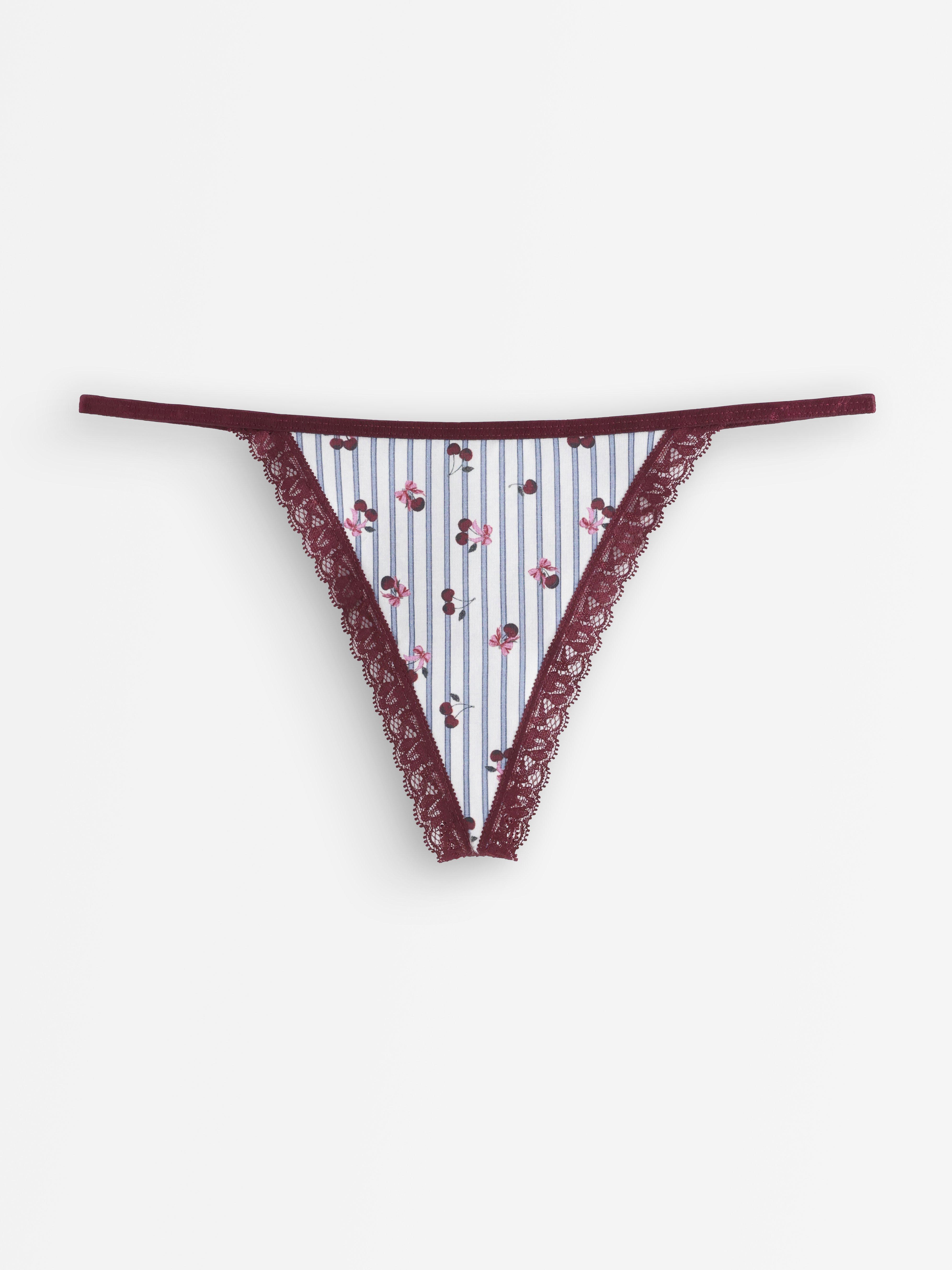 Thong Low - Lingerie - Blue