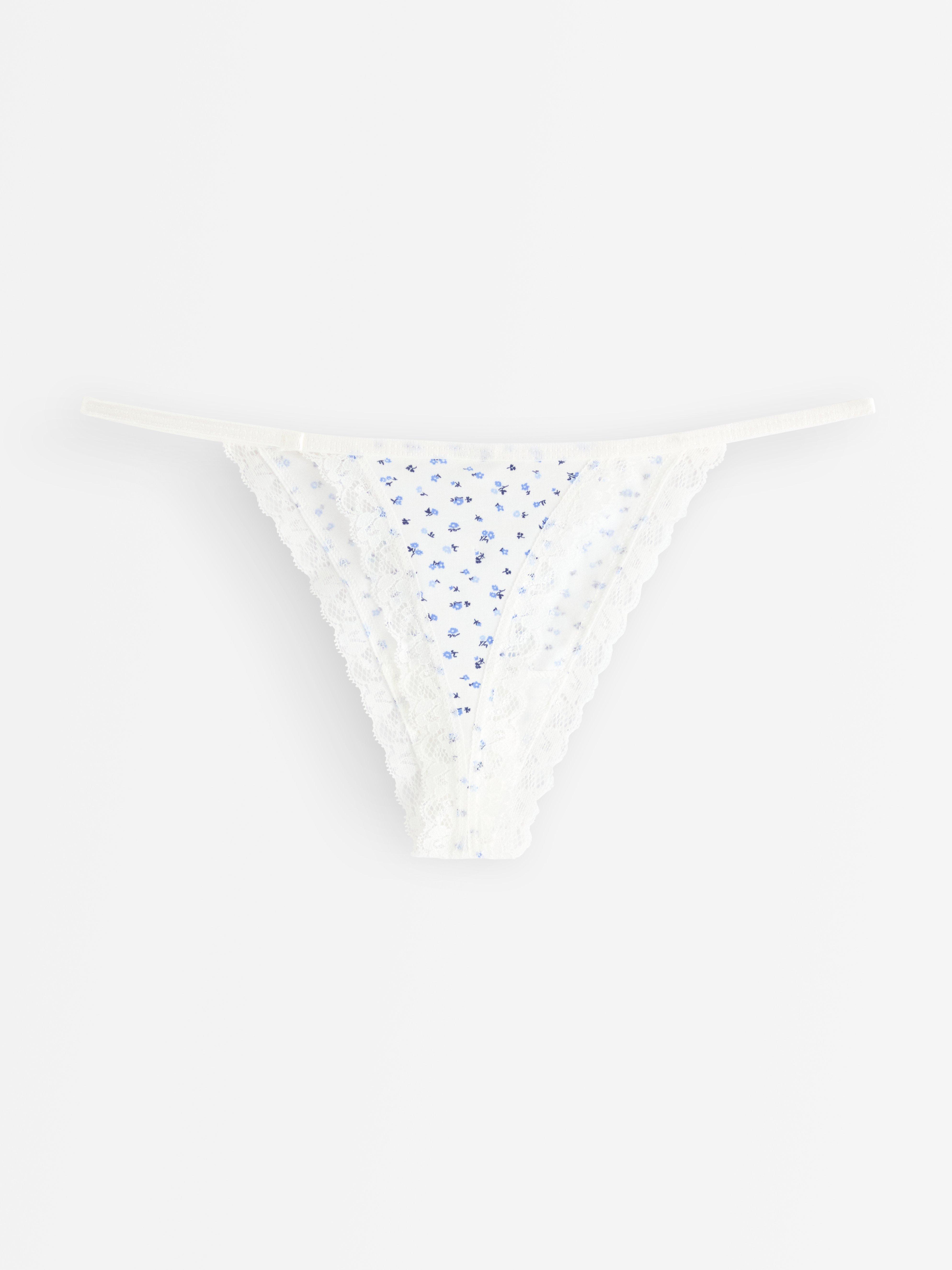 Thong Low - Lingerie - White
