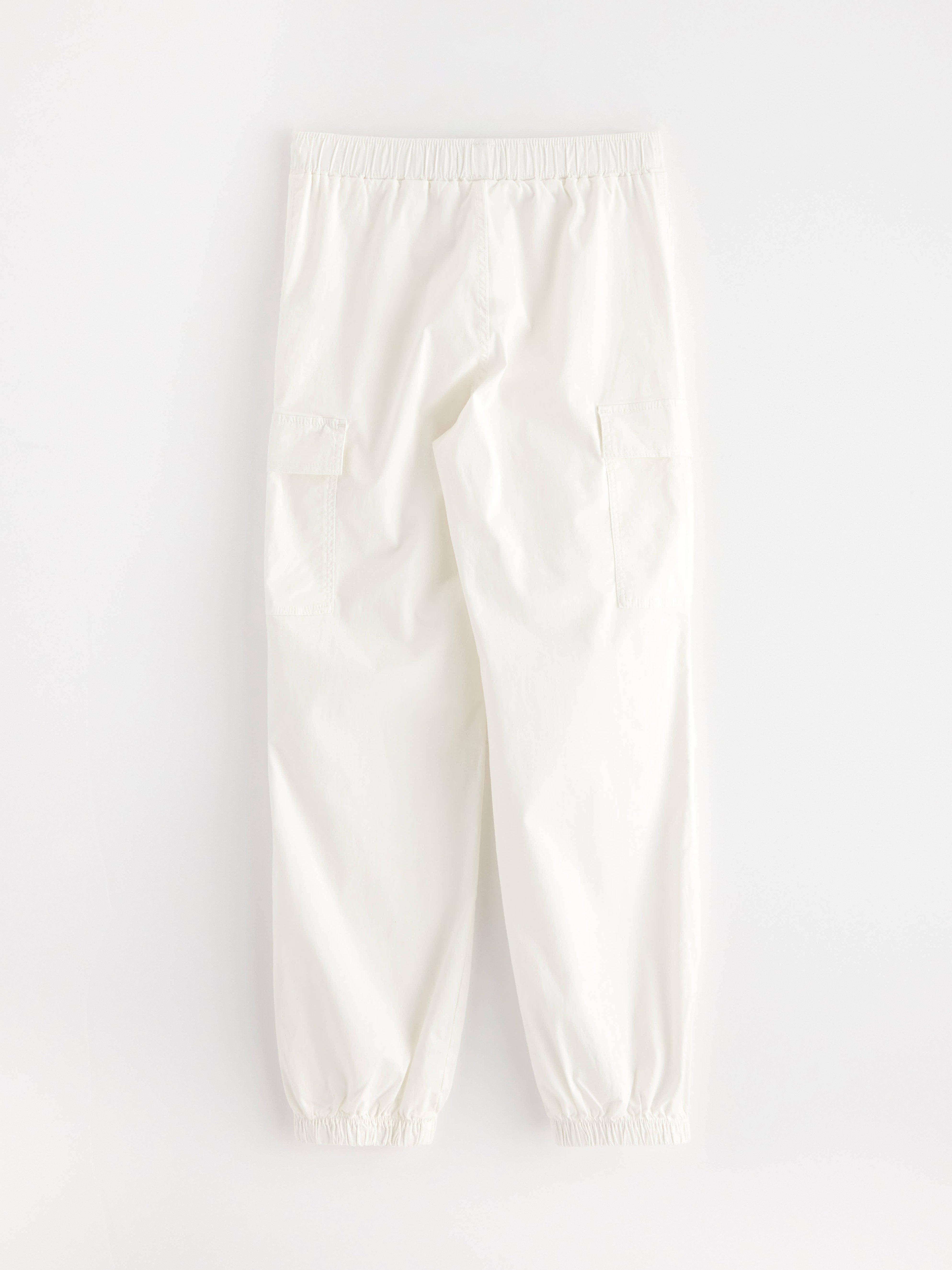 Cargo Trousers - Kids Wear - White