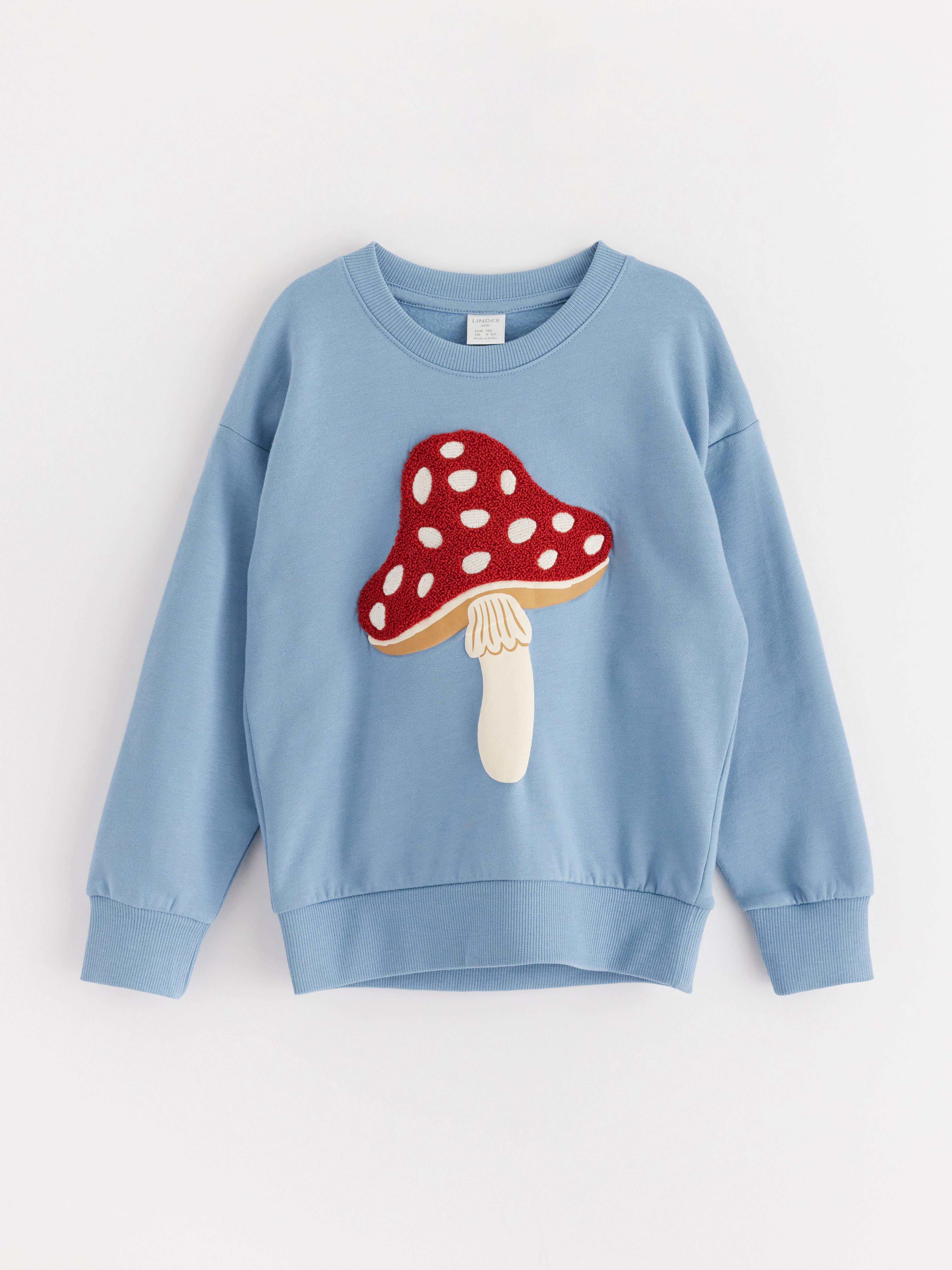 Sweatshirt - Barn - Blå