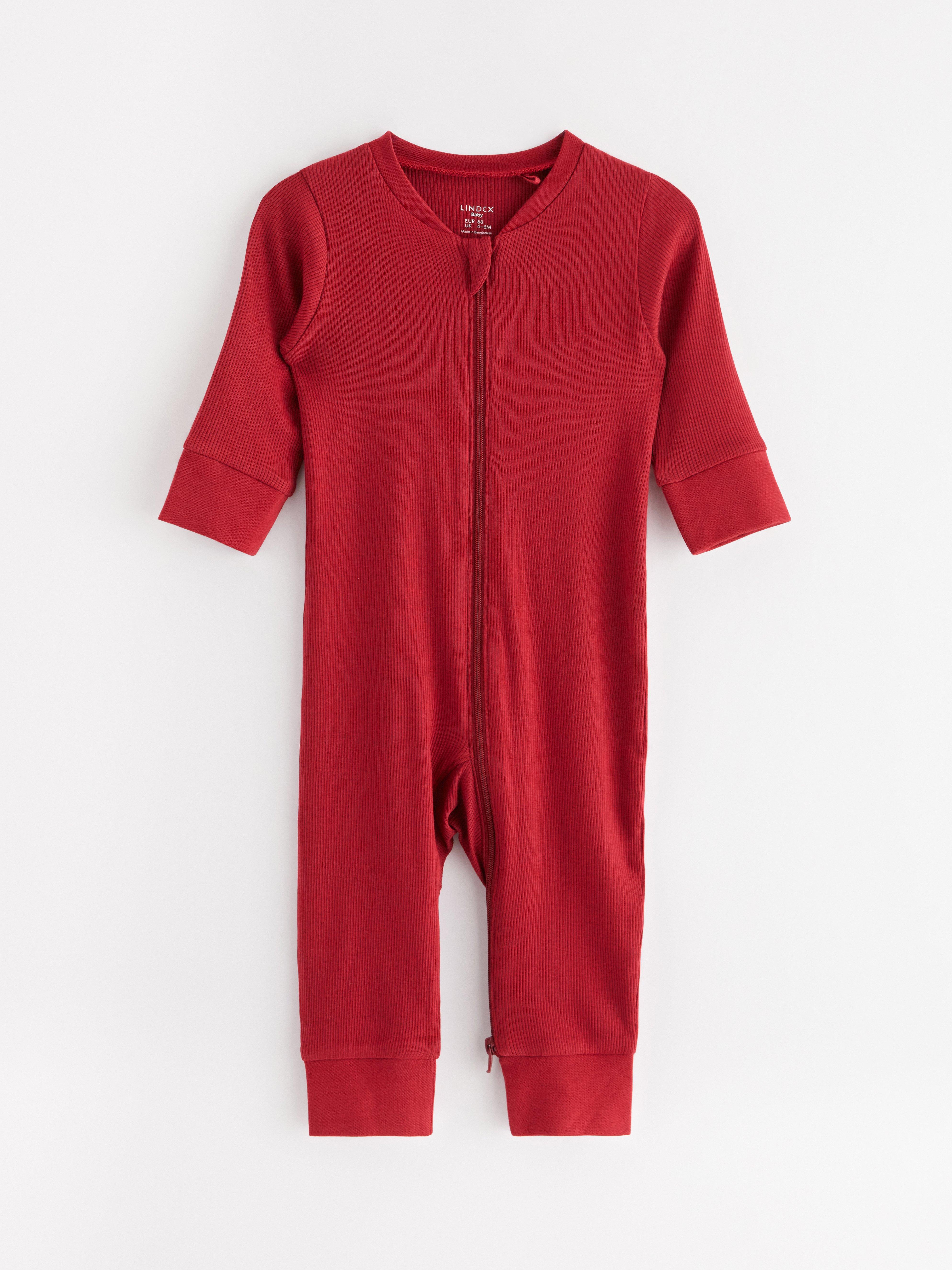 Pyjamas onesie - Børn - Rød
