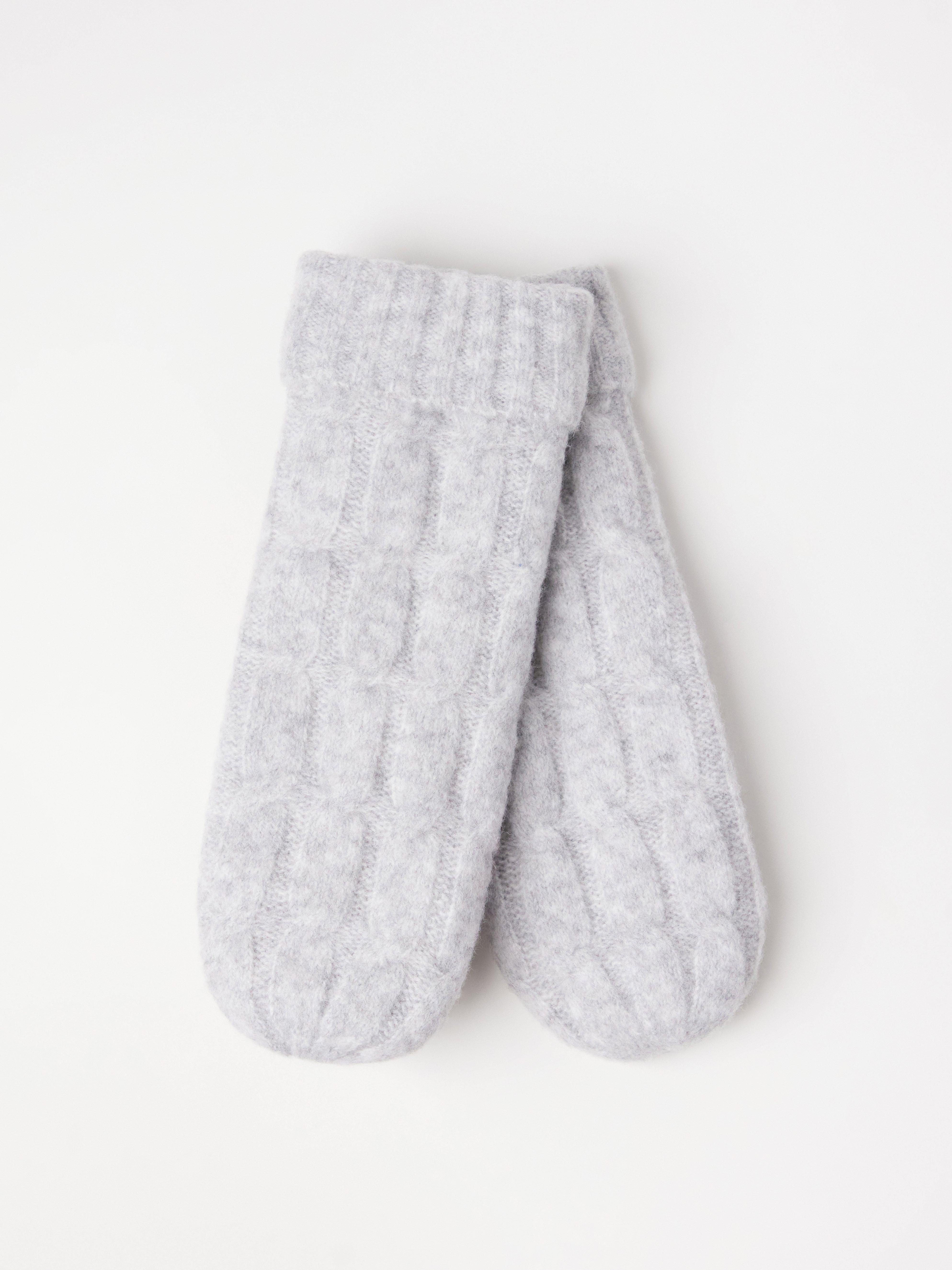 Mittens - Womens Wear - Grey