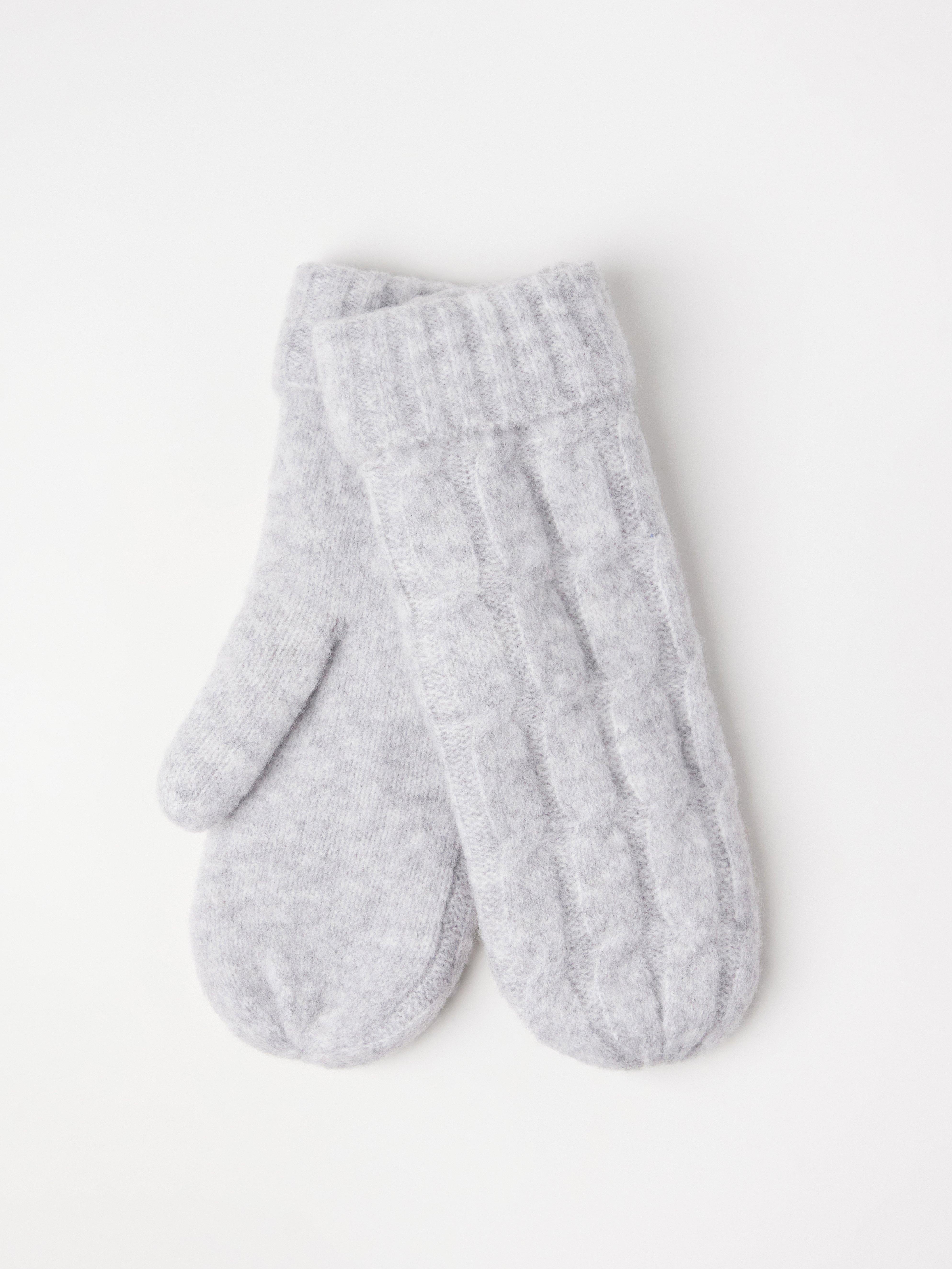 Mittens - Womens Wear - Grey