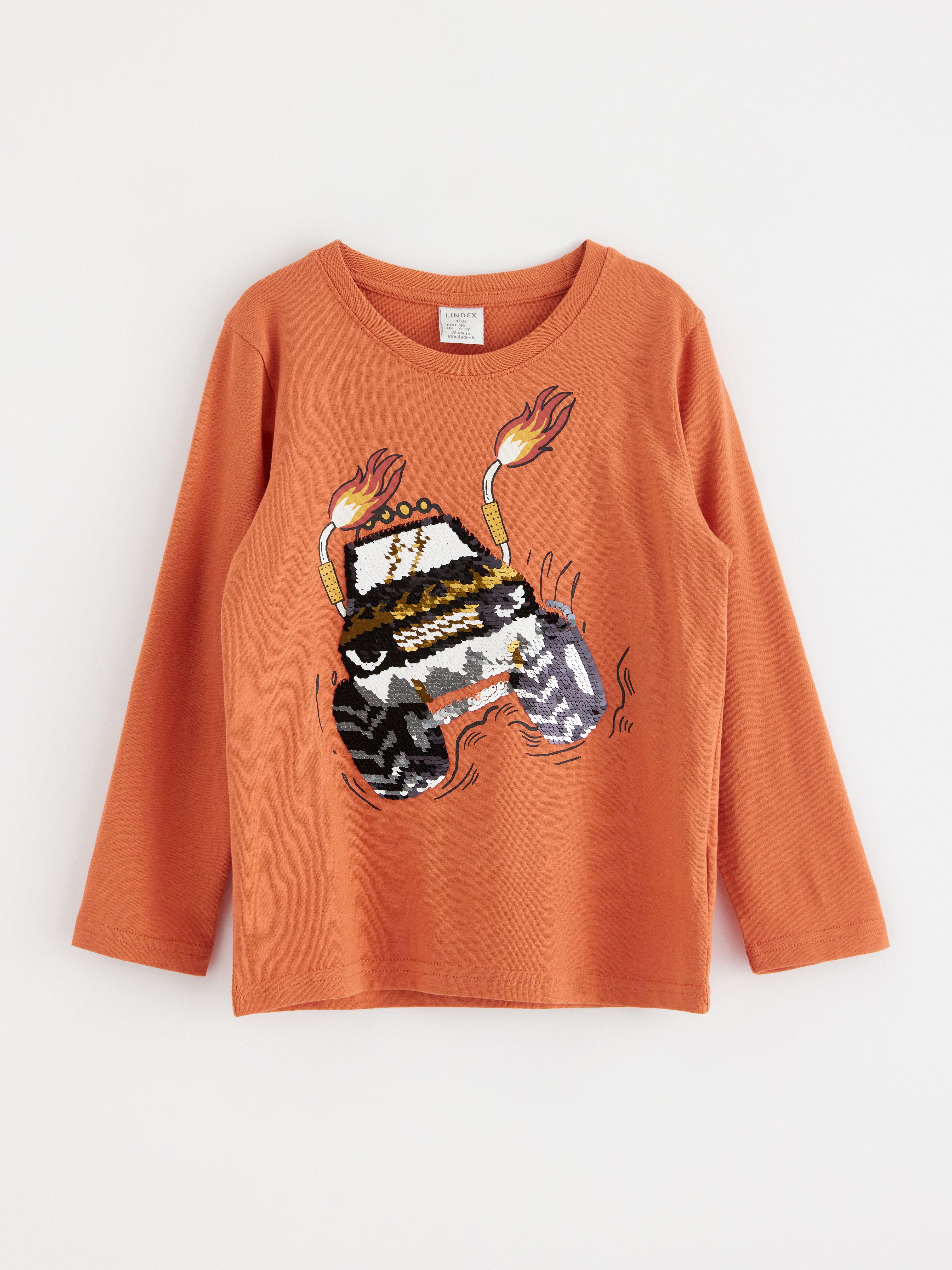 Top - Kids Wear - Orange