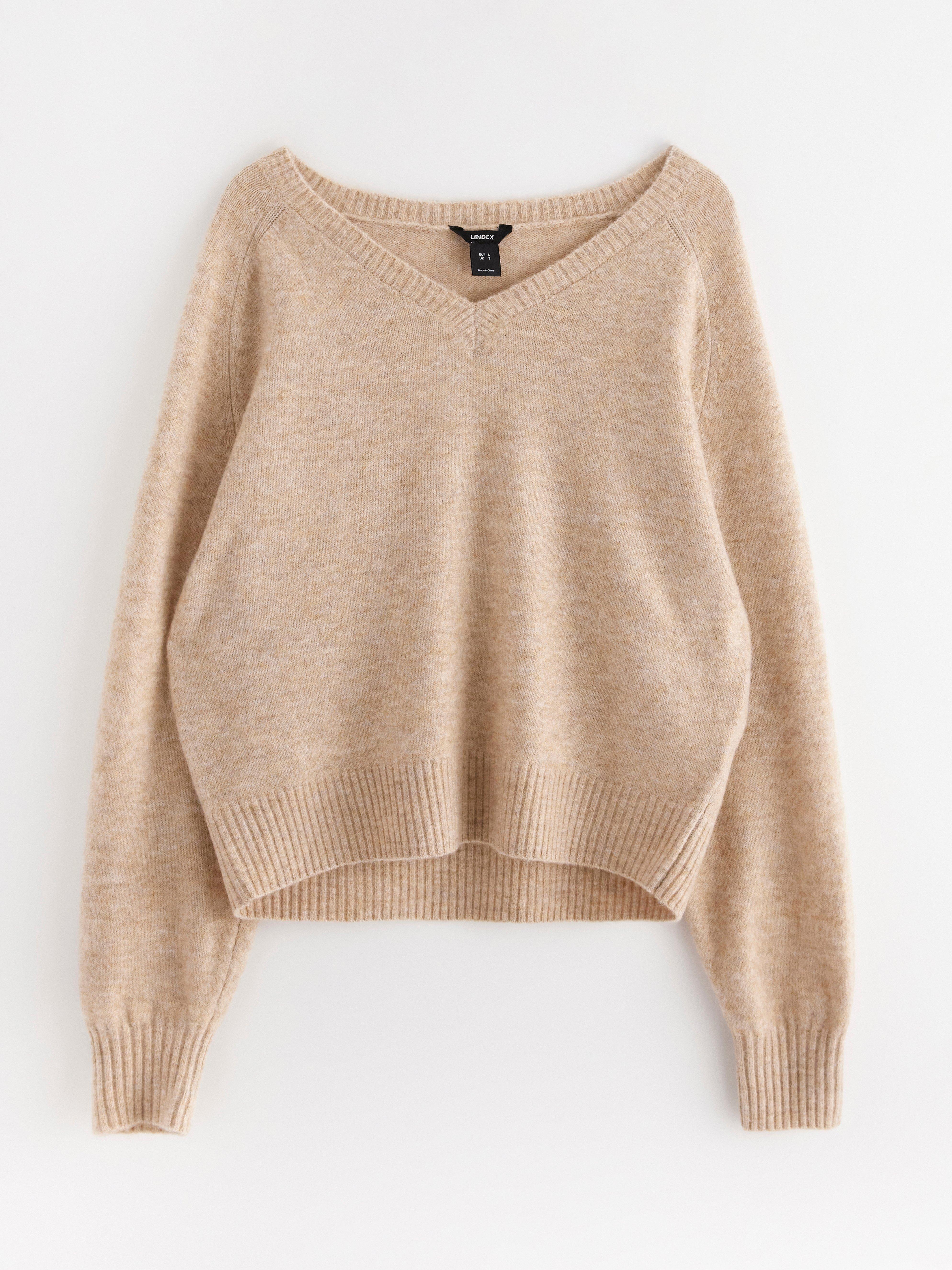 Tröja - Dam - Beige