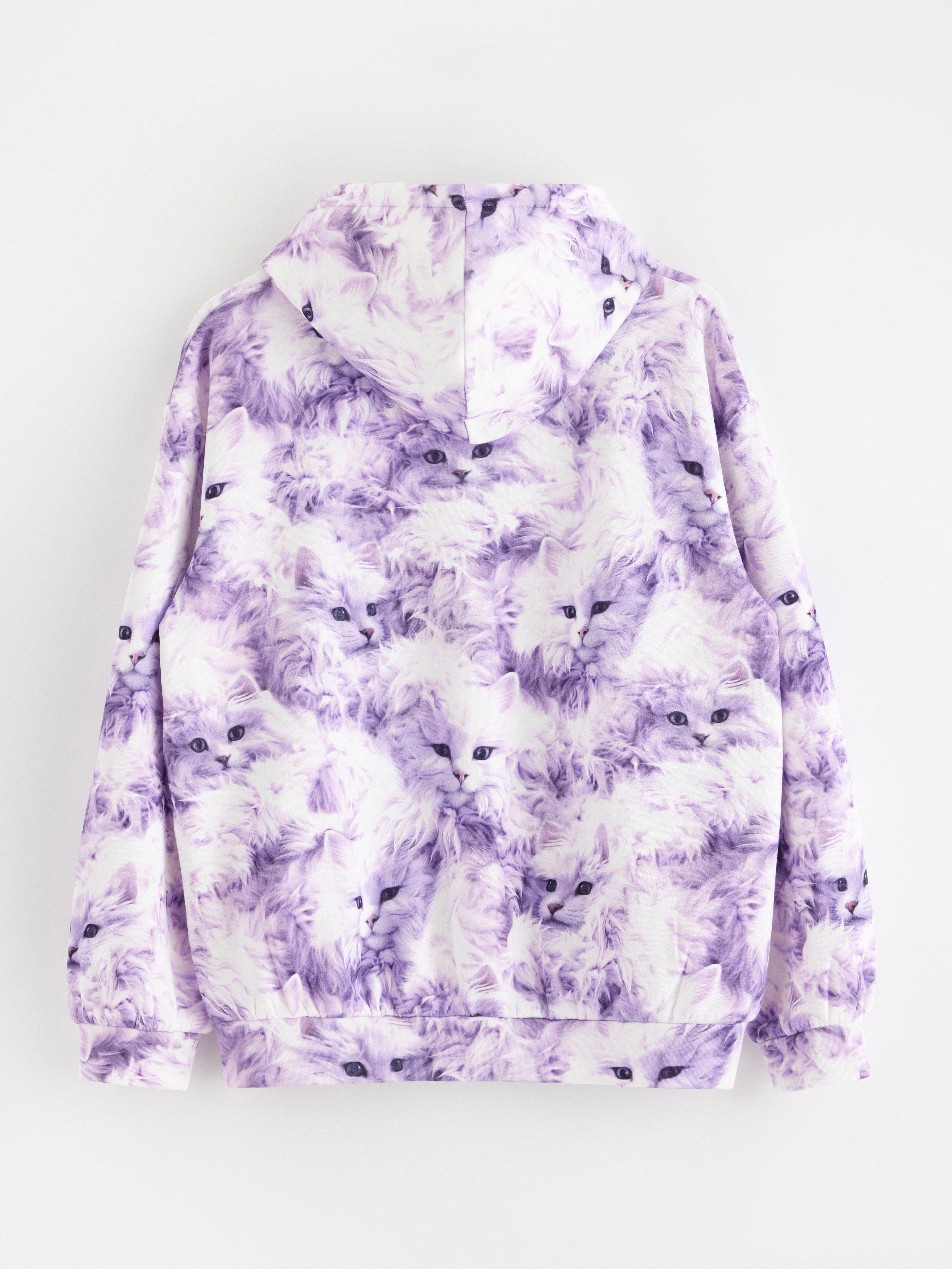 Hooded Sweatshirt - Kids Wear - Lilac