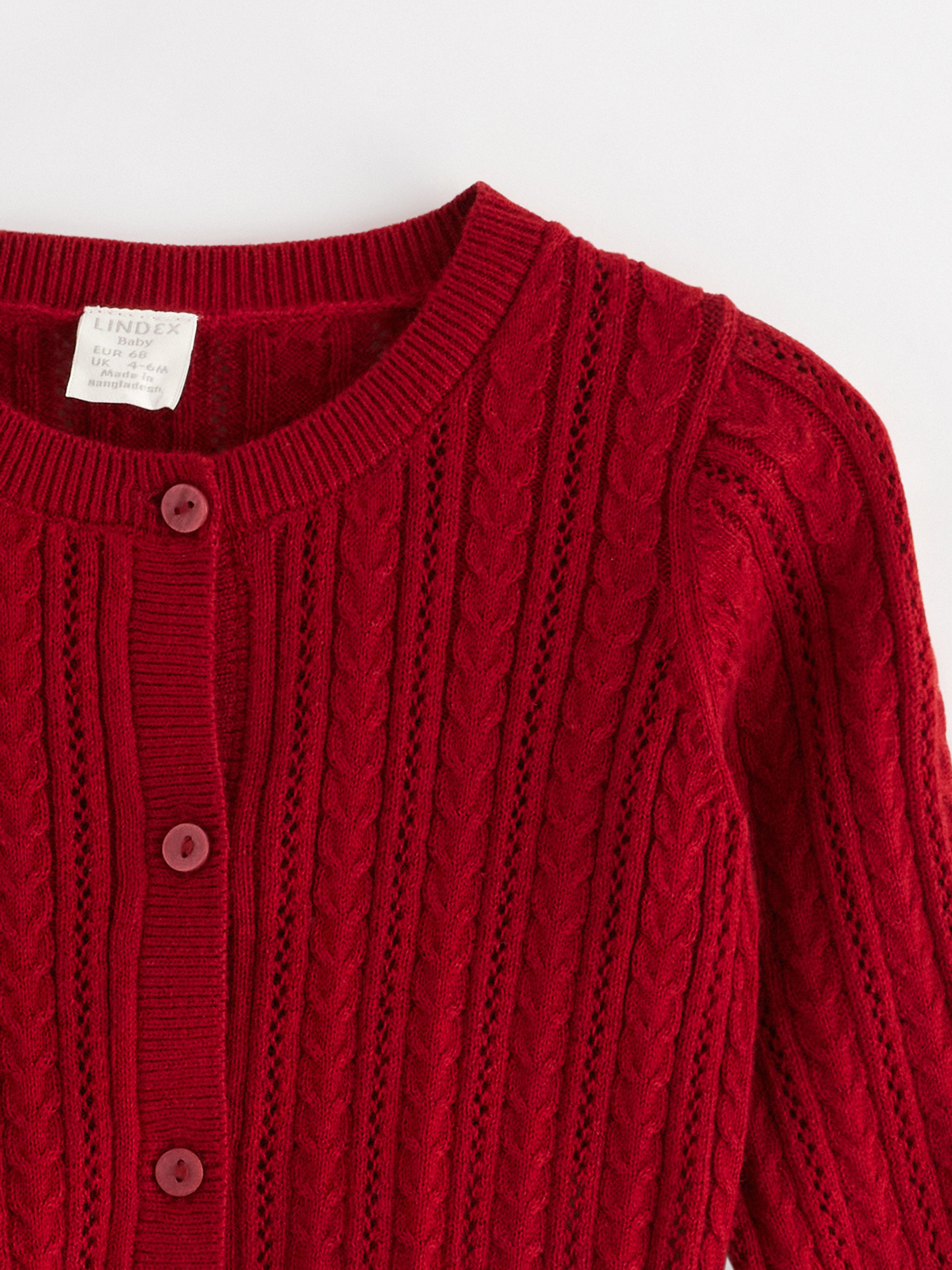 Cardigan - Kids Wear - Red