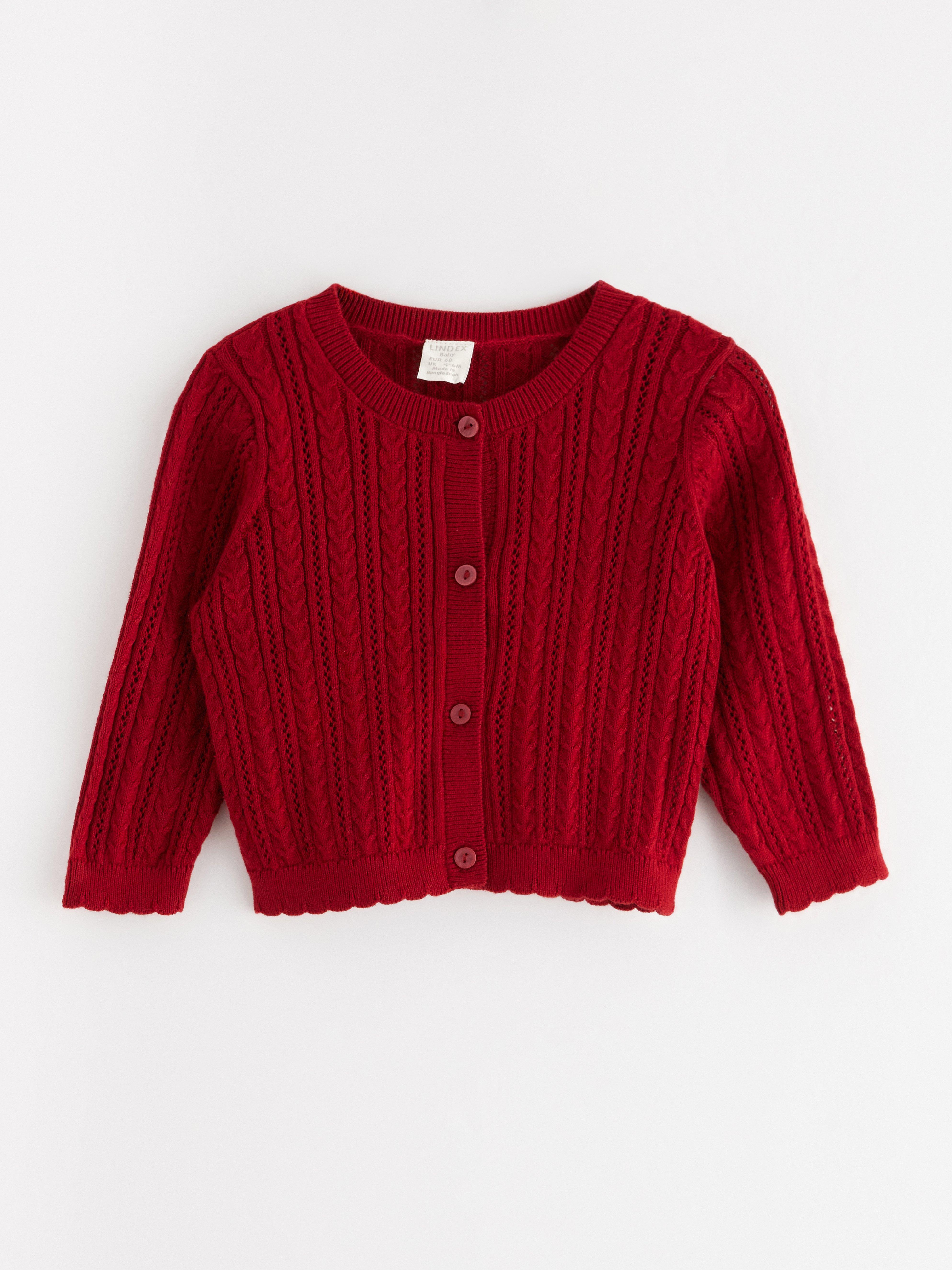 Cardigan - Kids Wear - Red