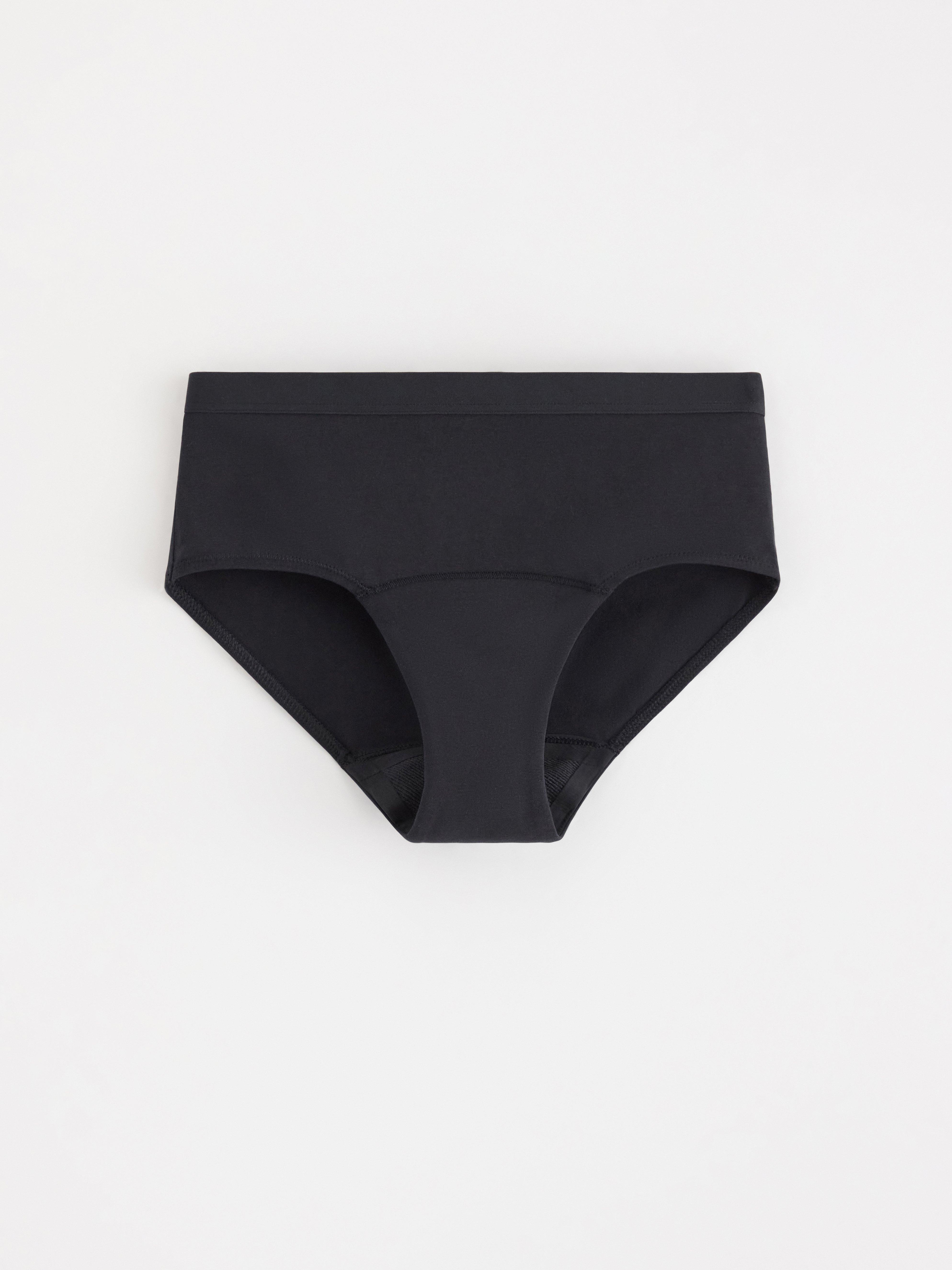 Menstruationssikkert undertøj - Female Engineering - Sort