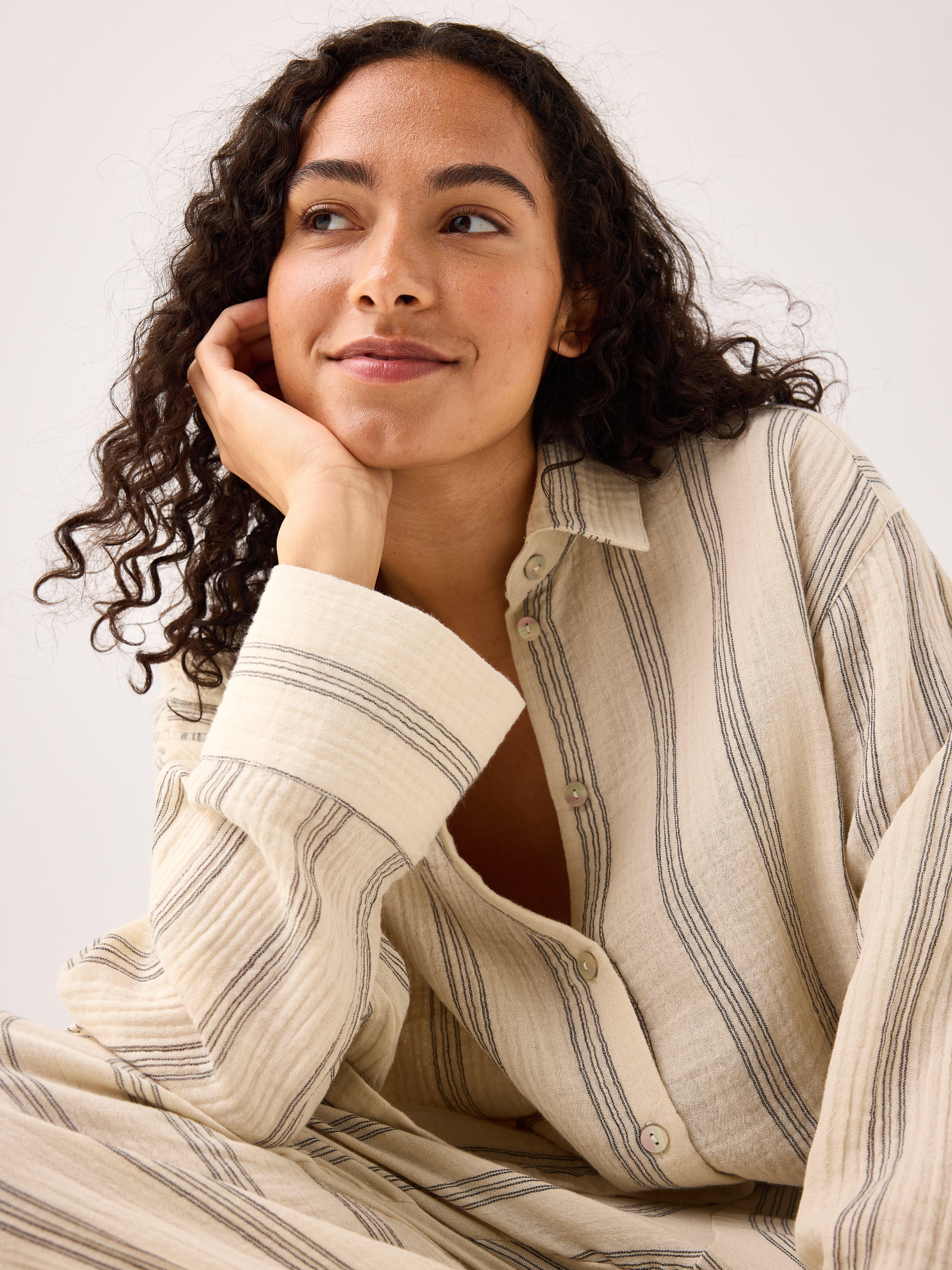 Pyjamapaita - Alusvaatteet - Beige