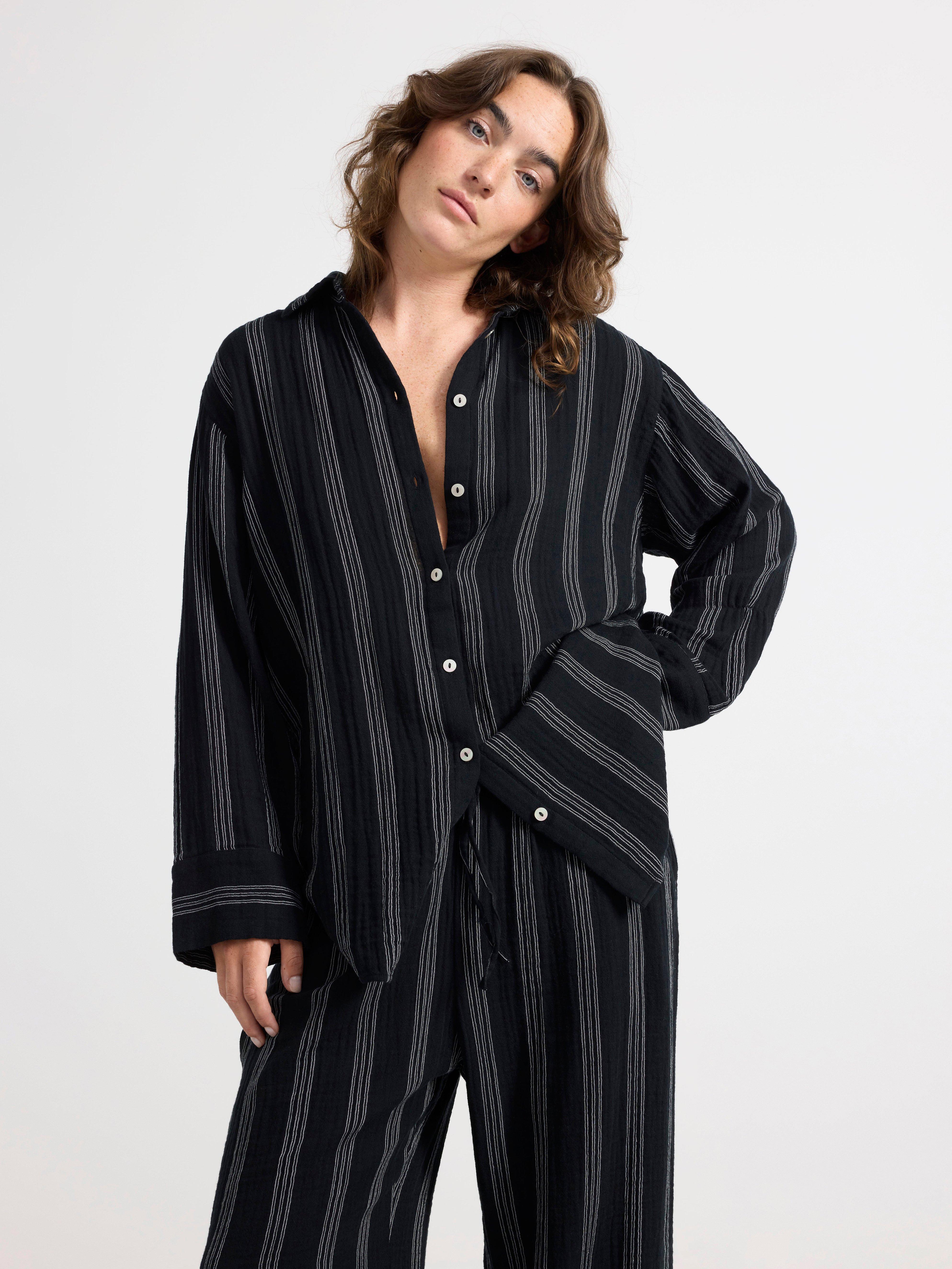 Pyjama Shirt - Lingerie - Black