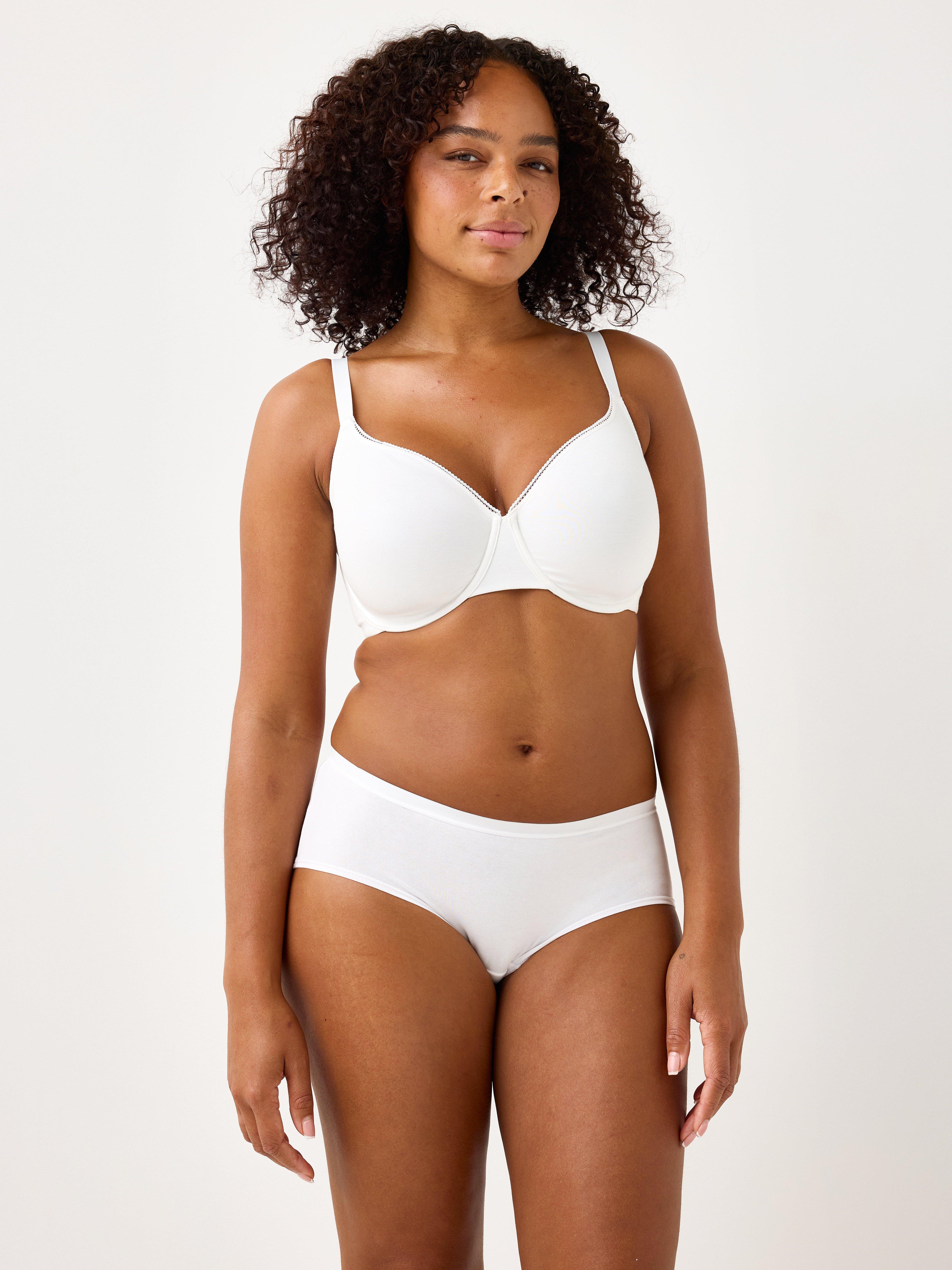 Unpadded Bra - Lingerie - White