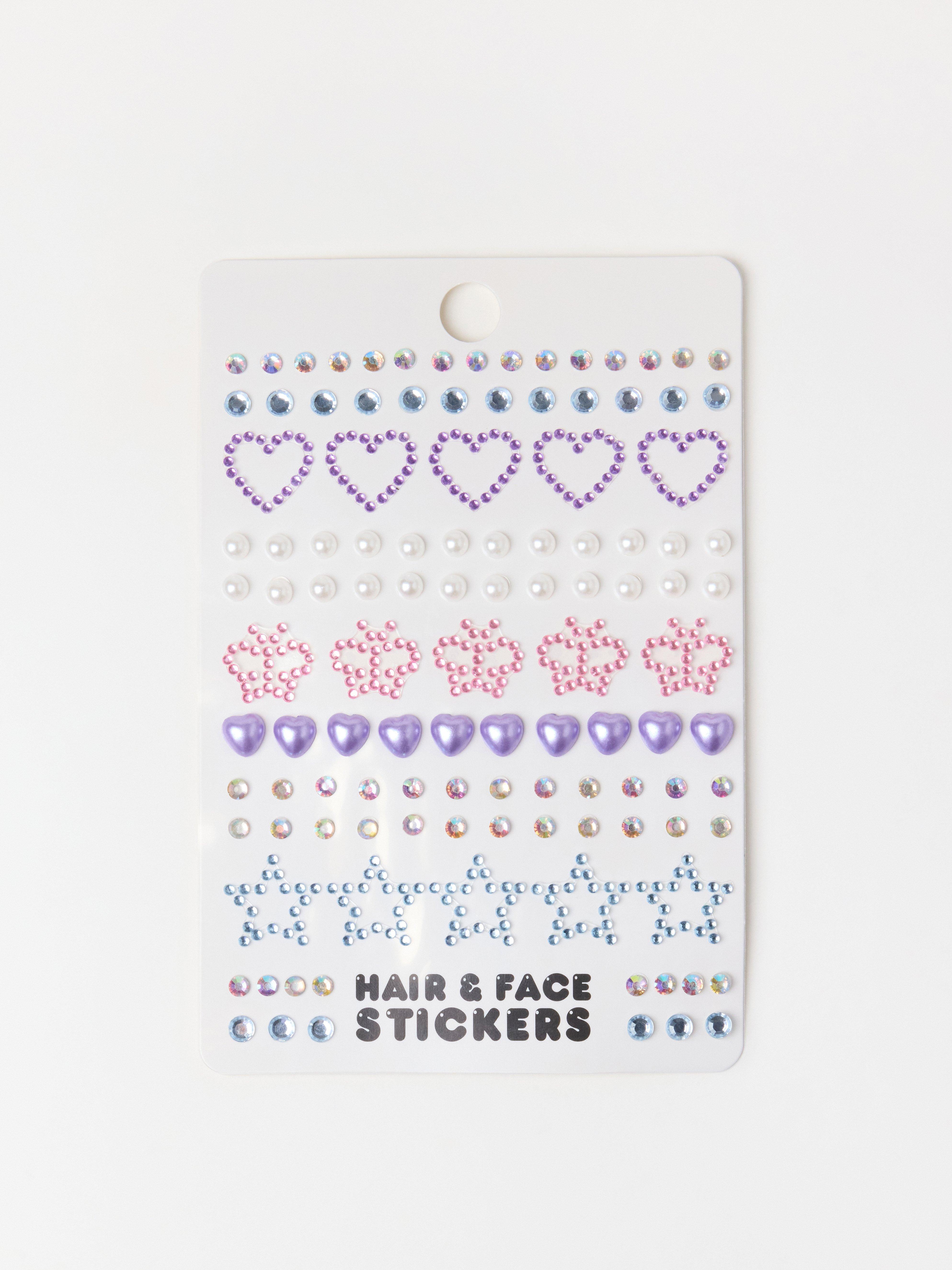 Stick on Earrings - Kids Wear - White