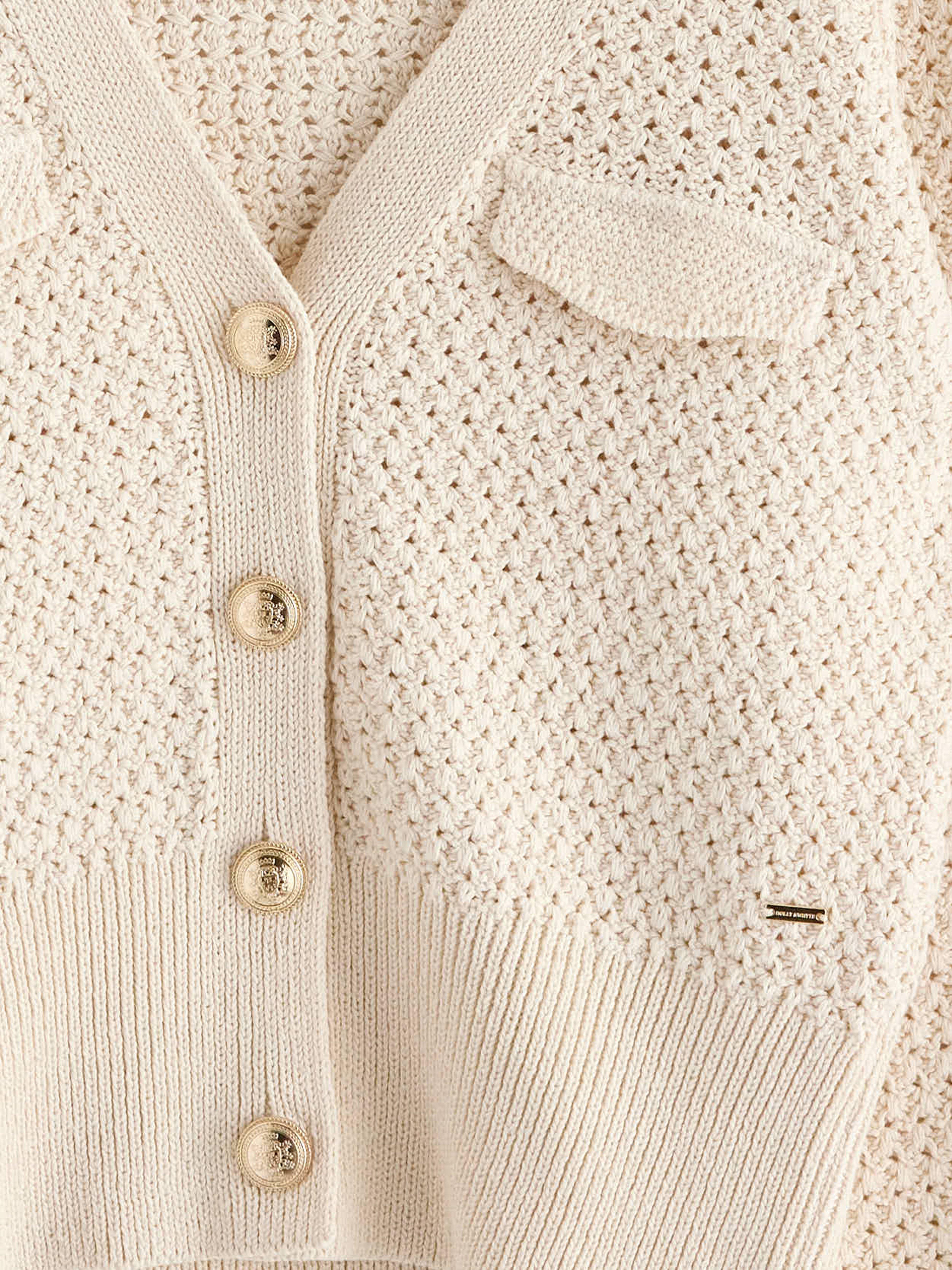 Neuletakki - Naiset - Beige