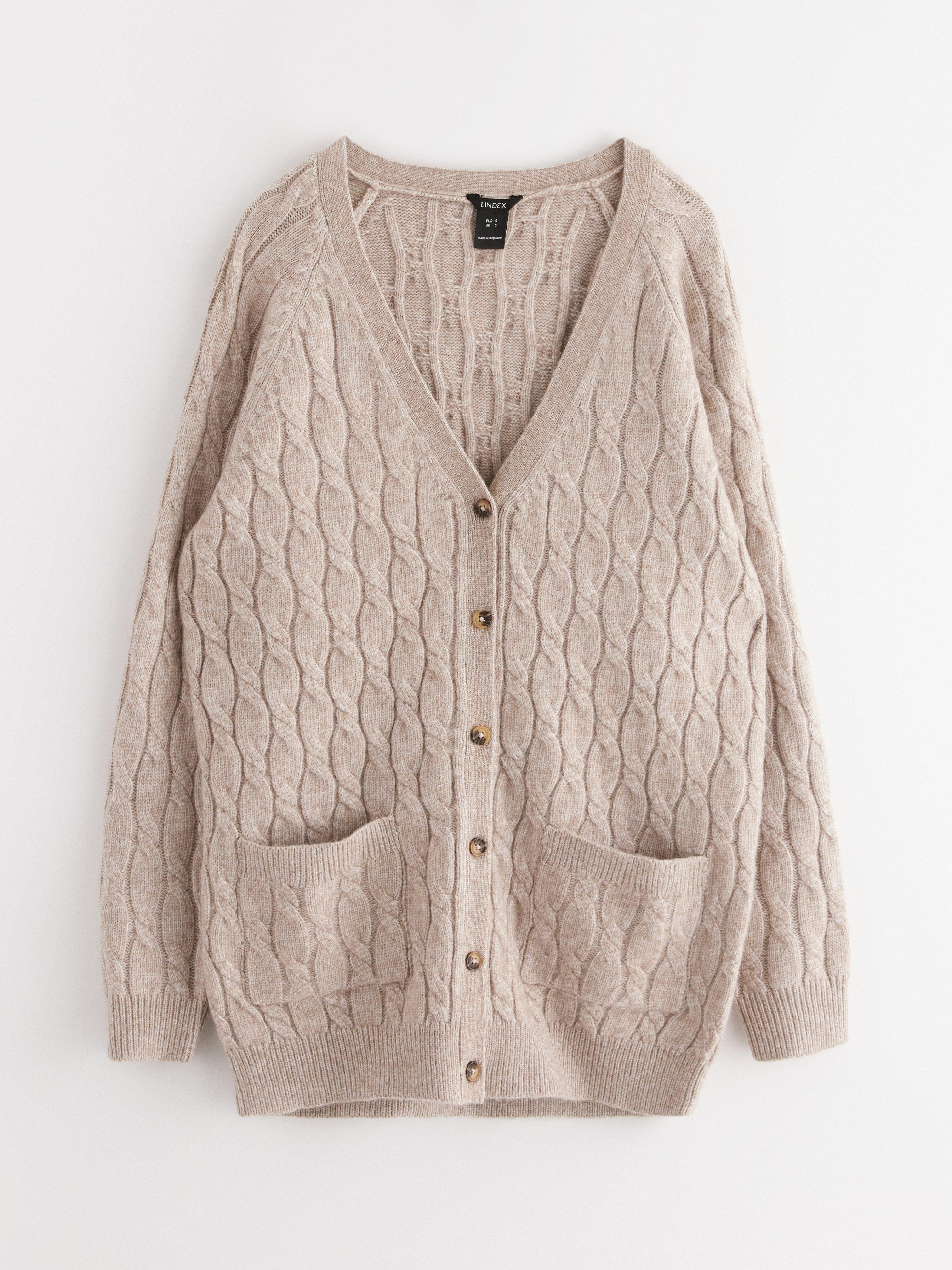 Cardigan - Dam - Beige
