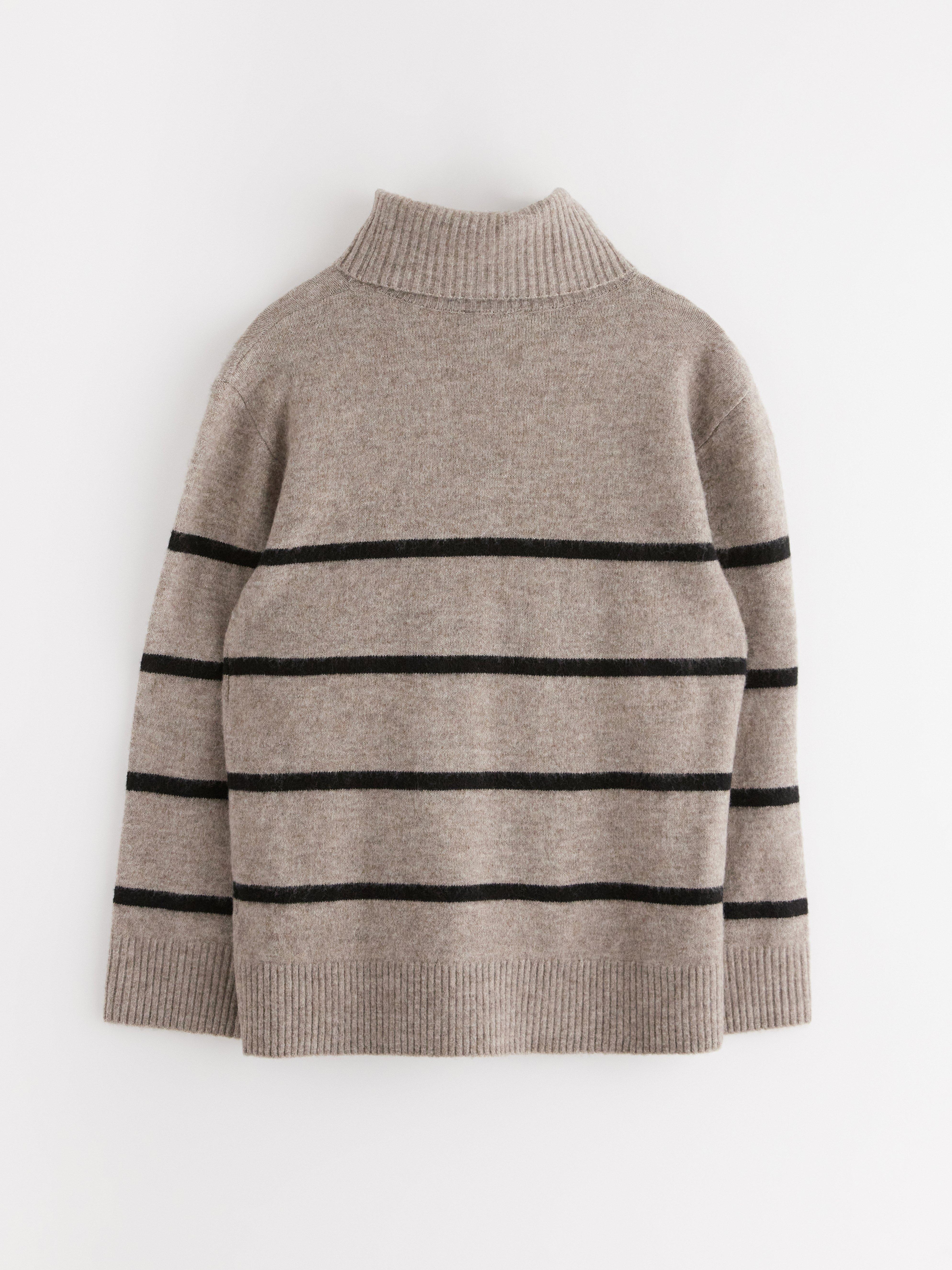 Turtleneck - Dame - Brun