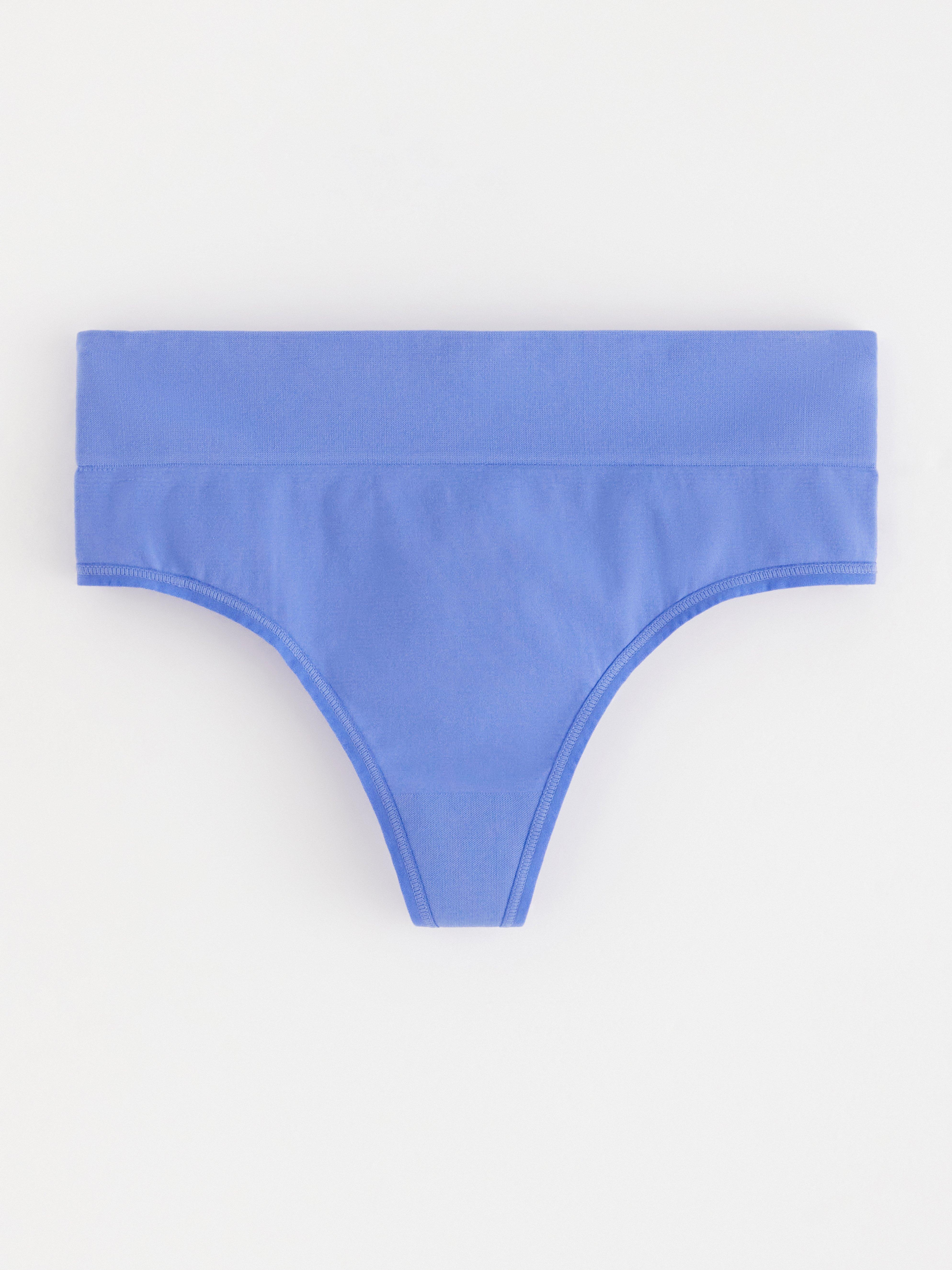 Thong High - Lingerie - Blue