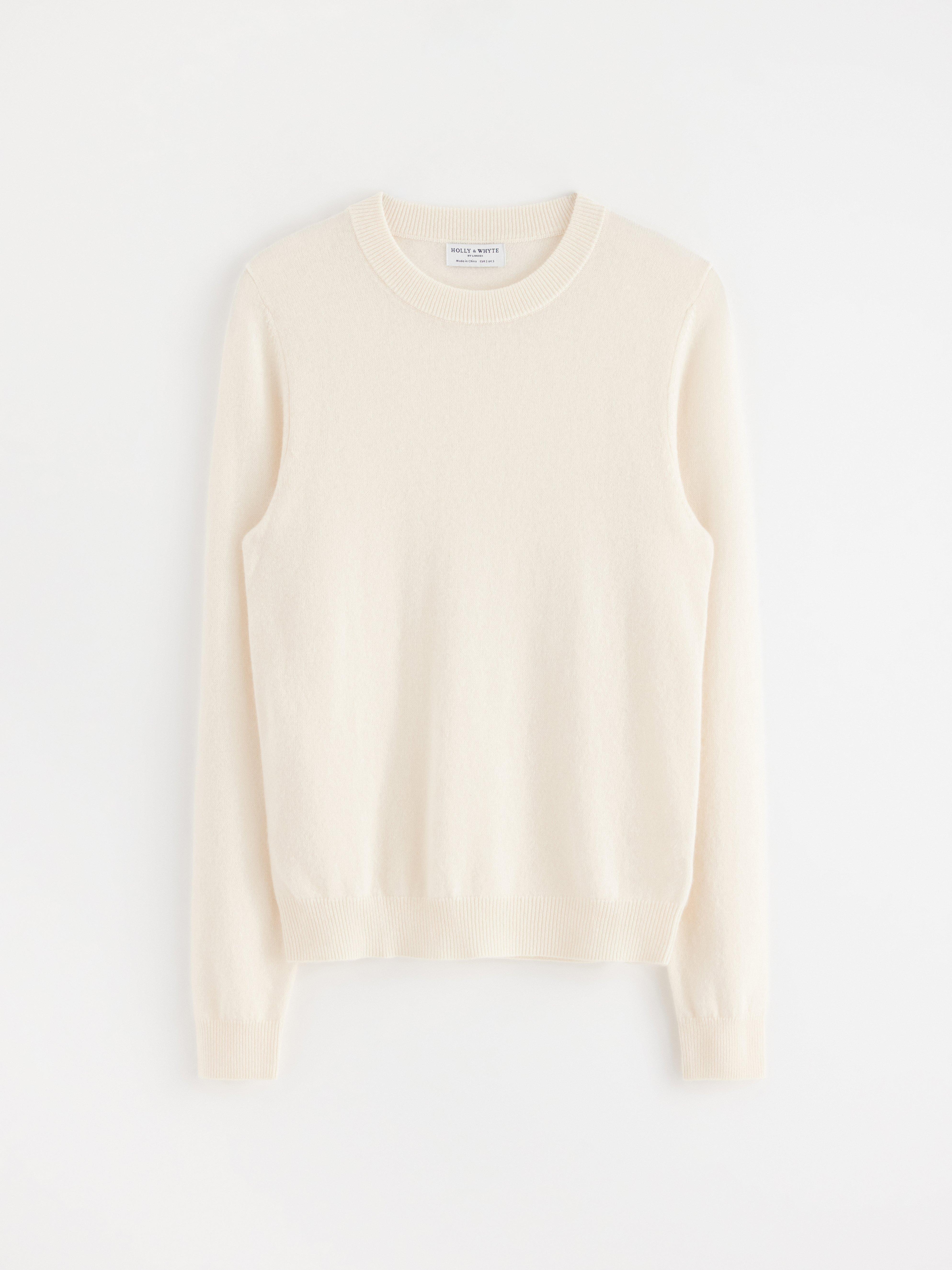 Sweater - Dame - Hvid