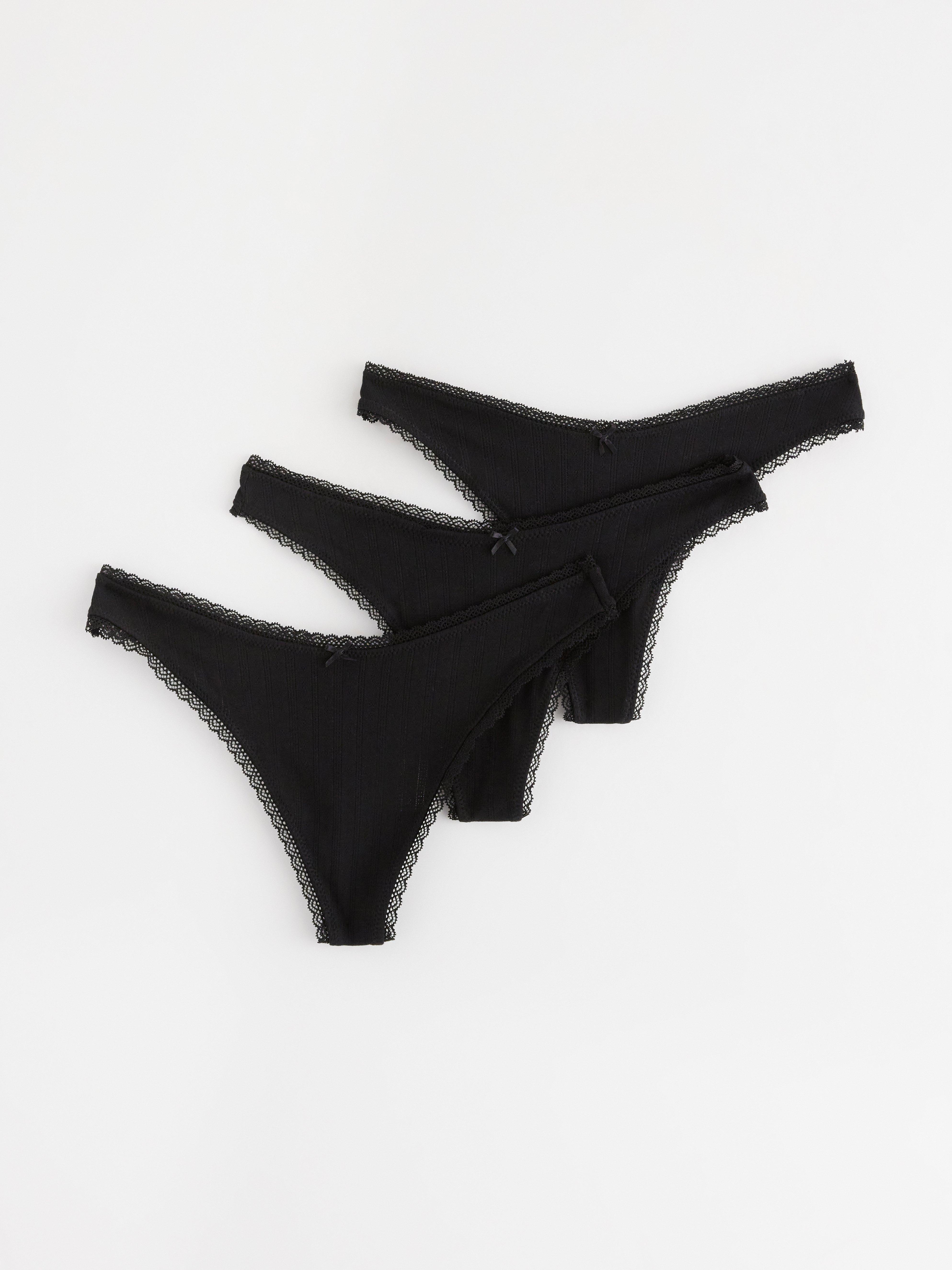 Thong Midi - Lingerie - Black