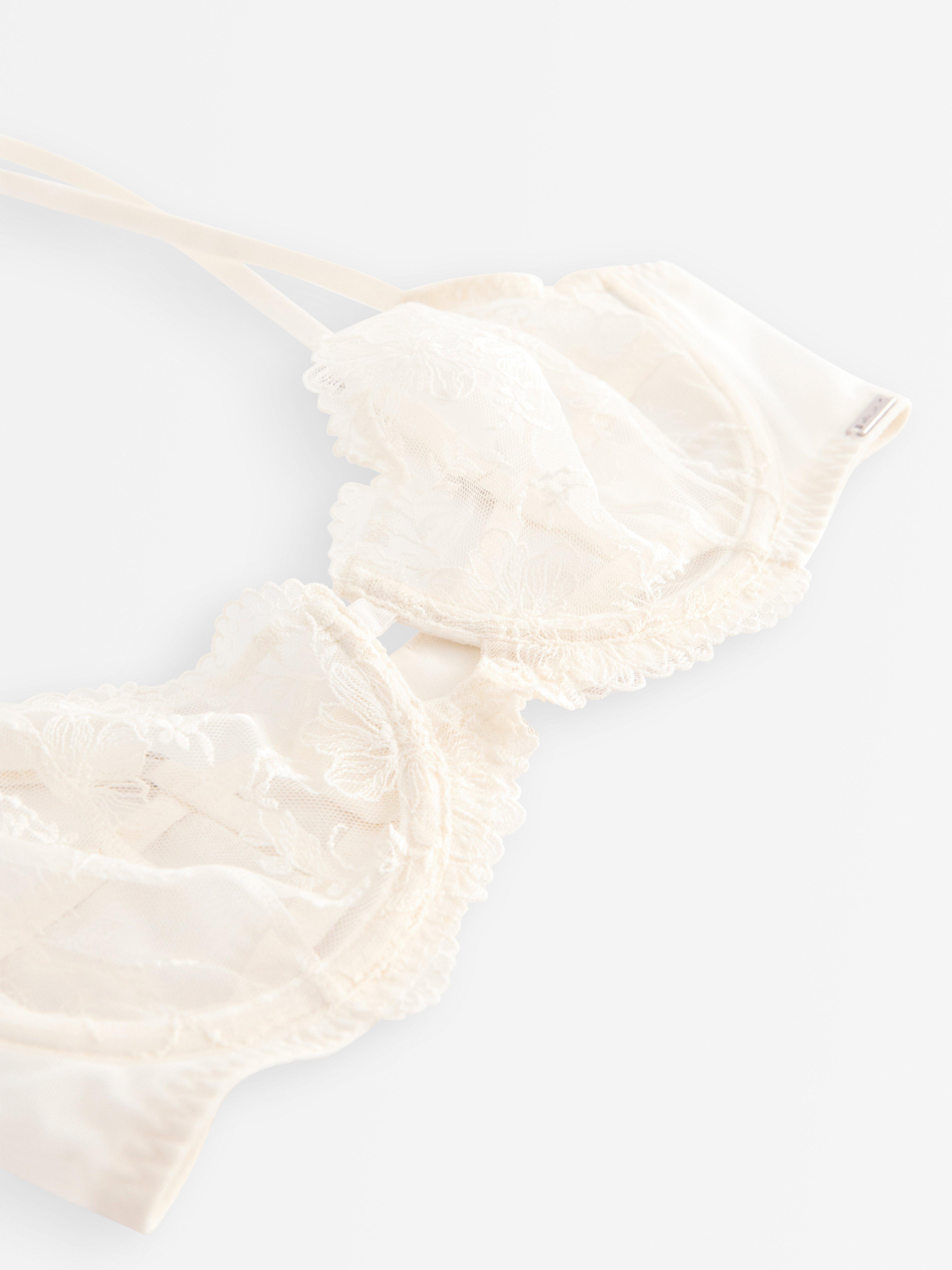 Unpadded Bra - Lingerie - White