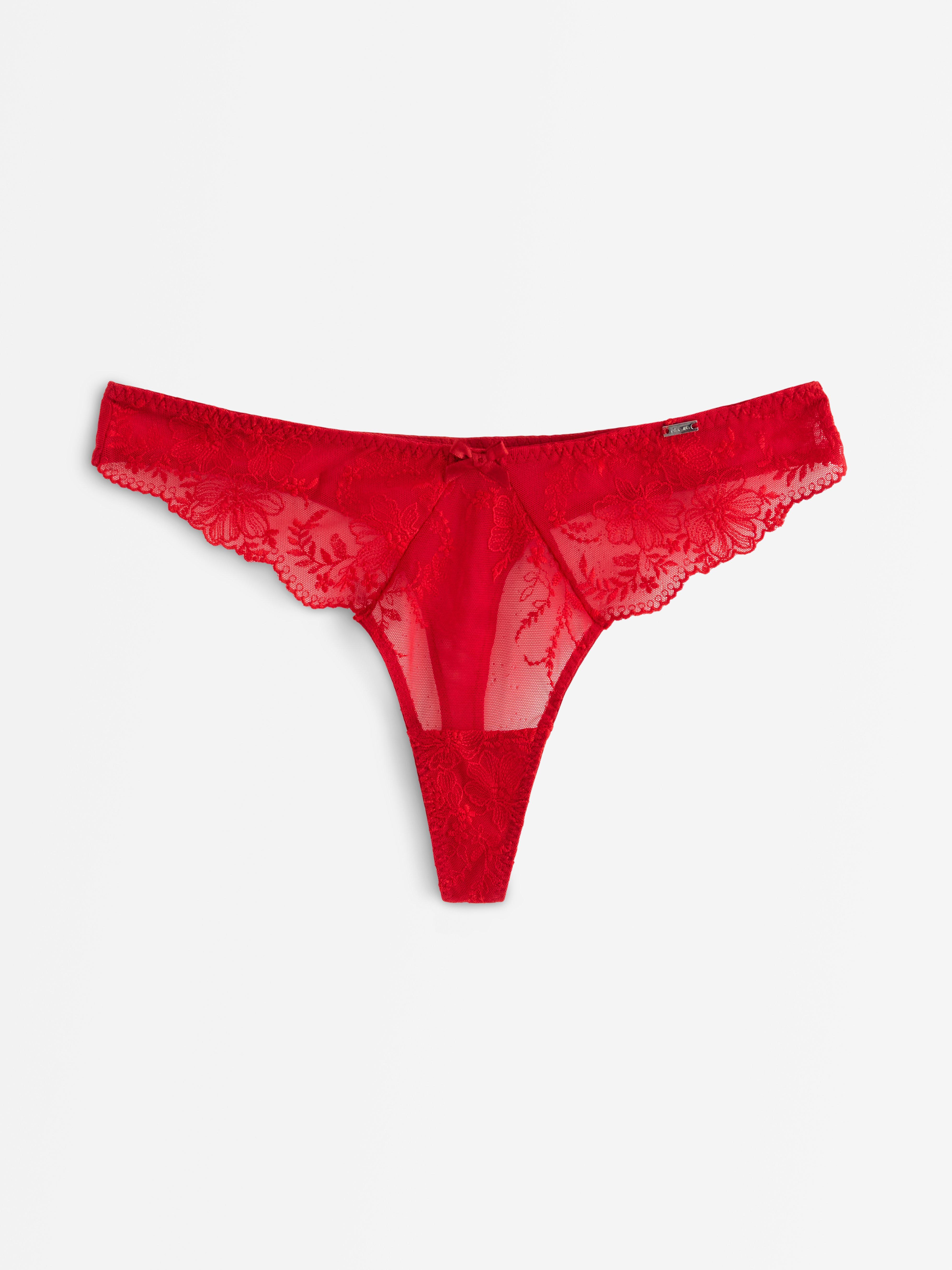 Thong Low - Lingerie - Red