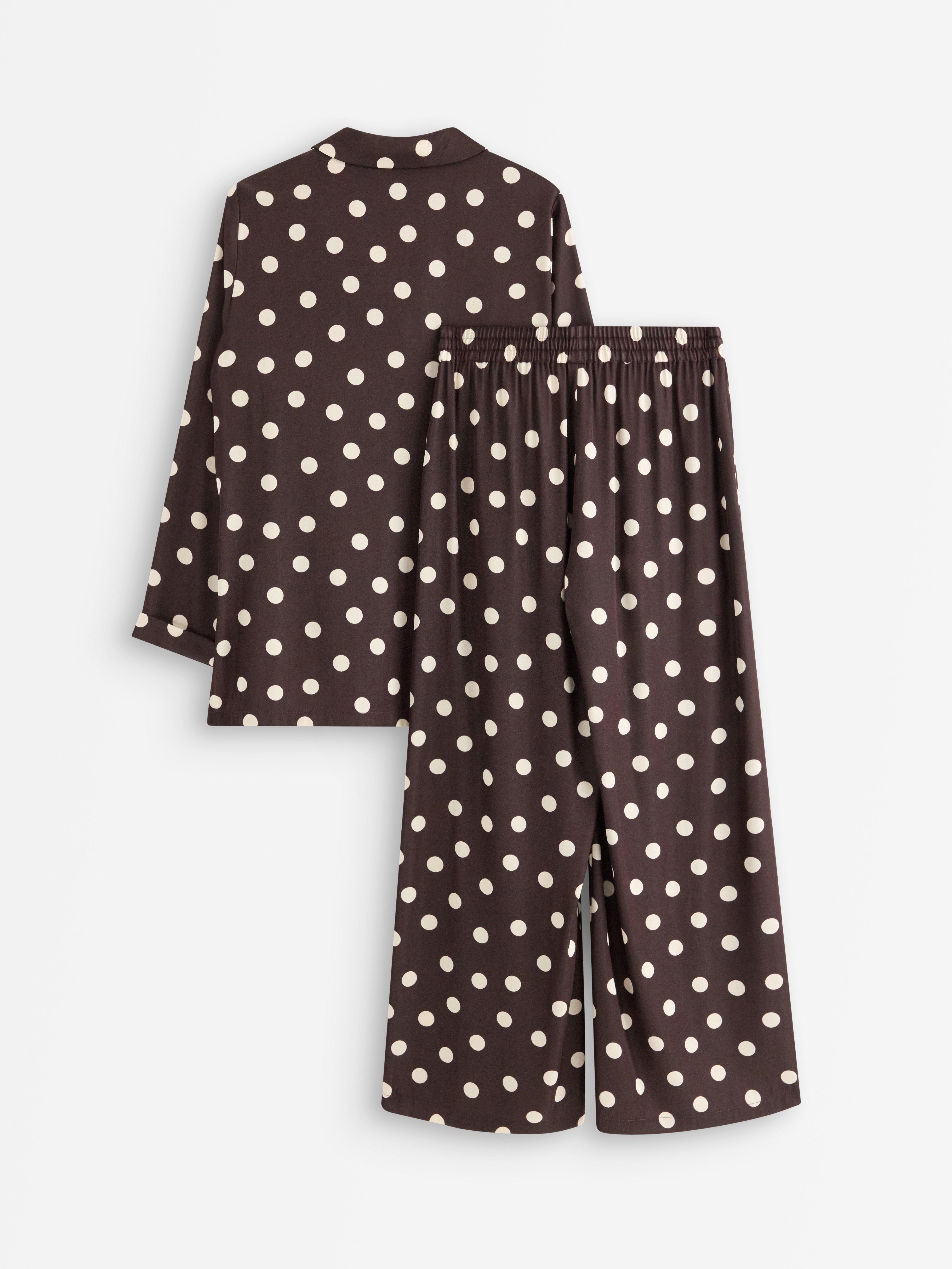 Pyjama Set - Lingerie - Brown