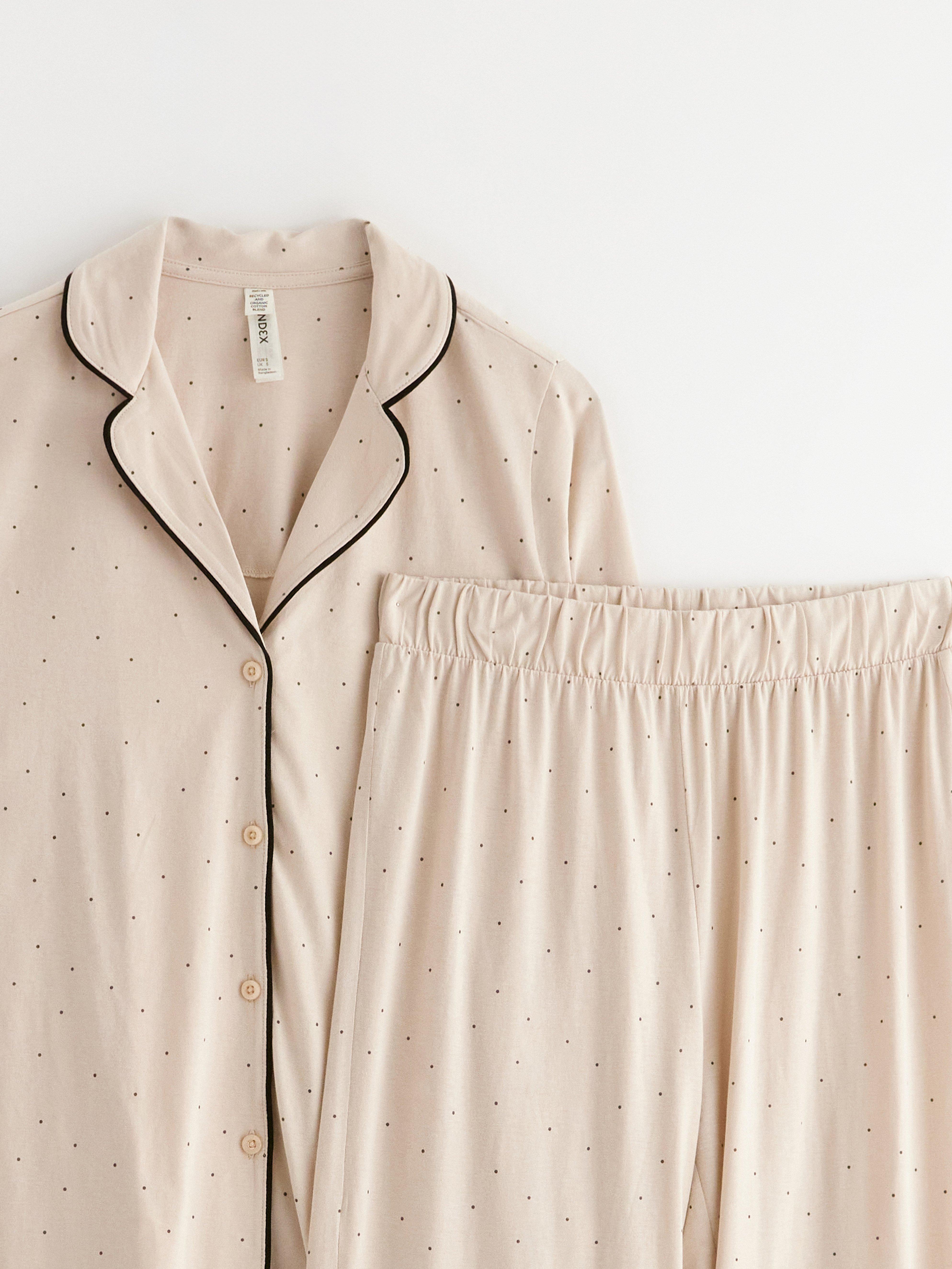 Pyjamasset - Underkläder - Beige
