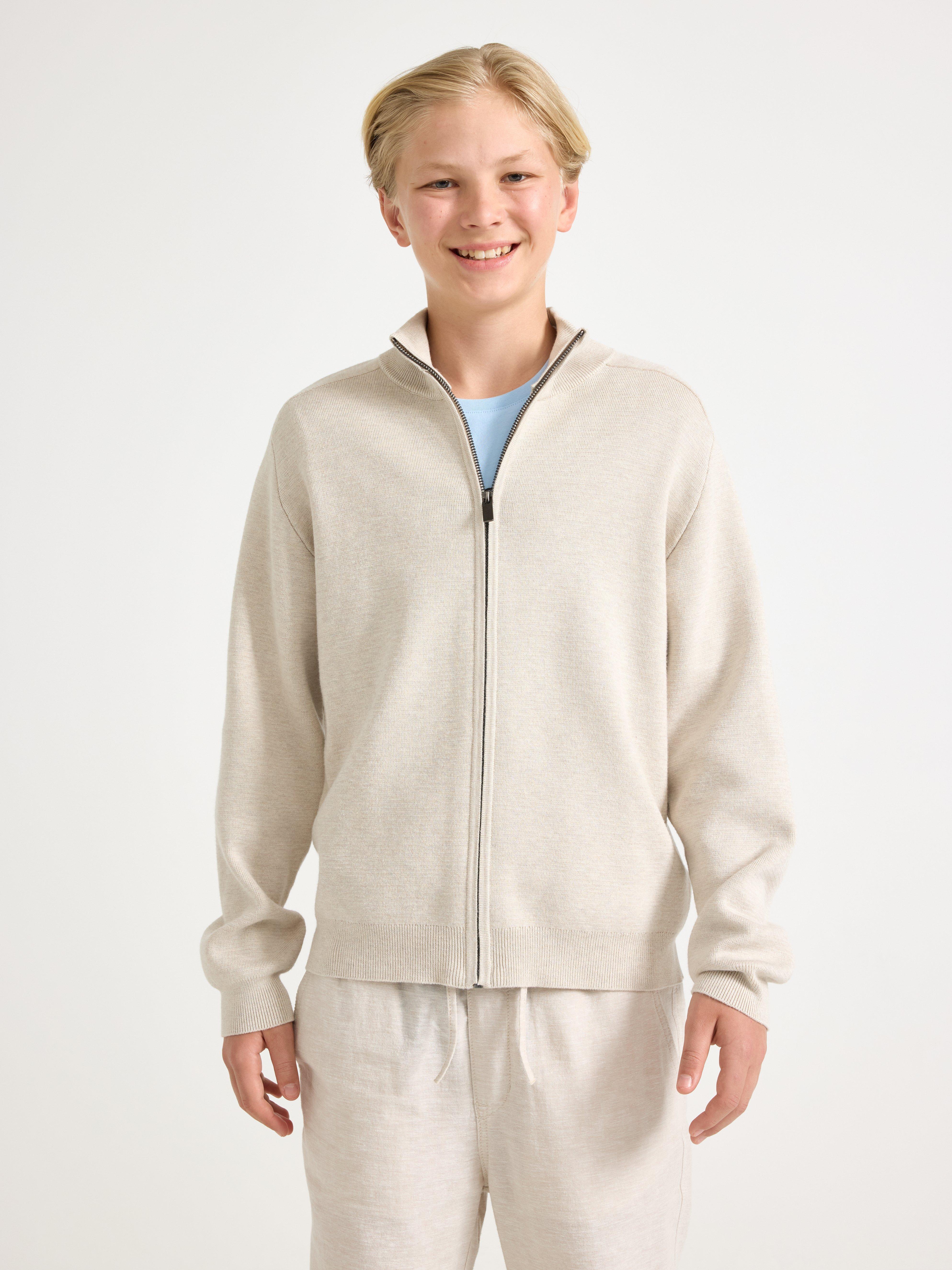 Neuletakki - Lapset - Beige