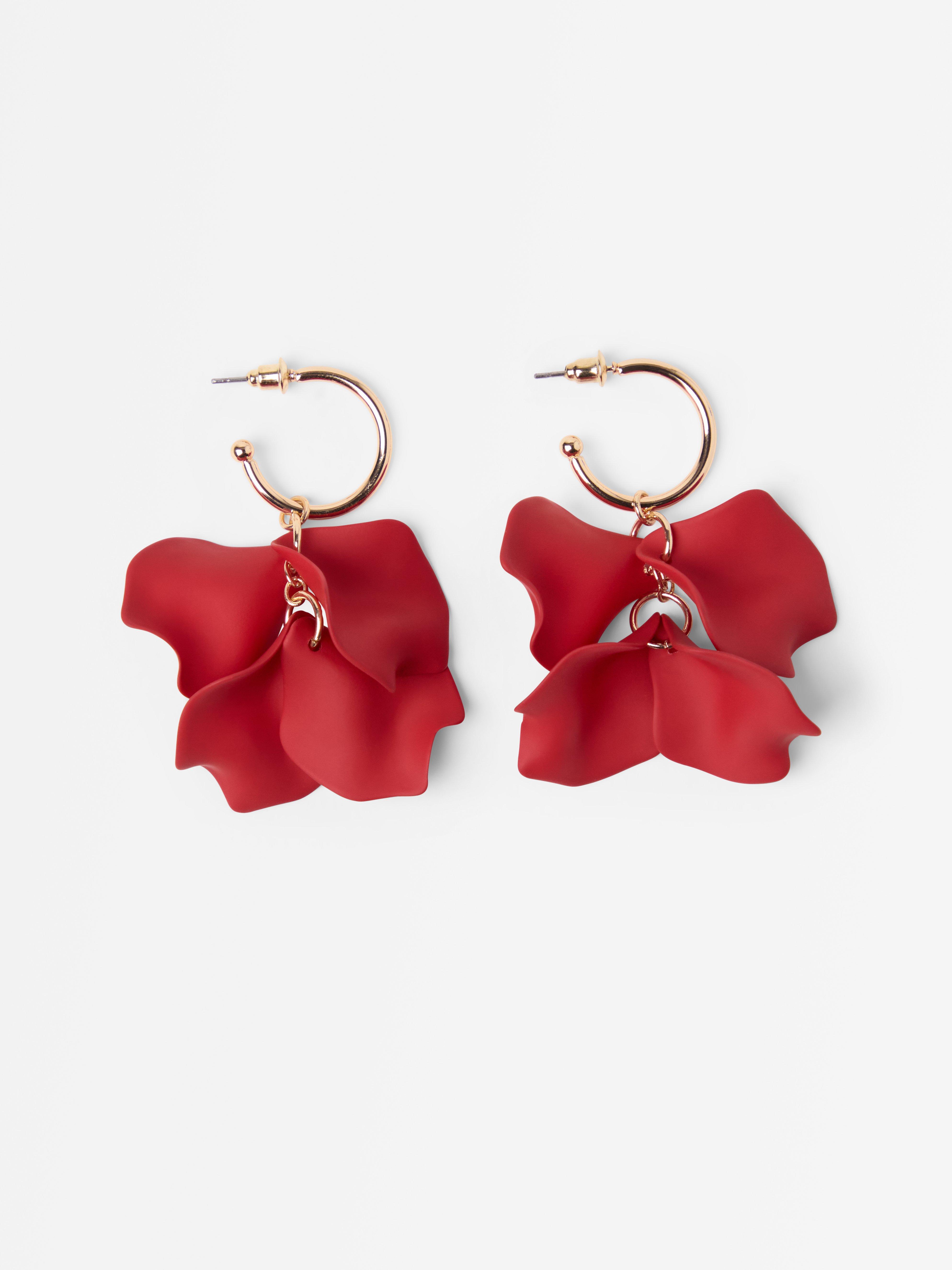 Earrings - Womens Wear - Red