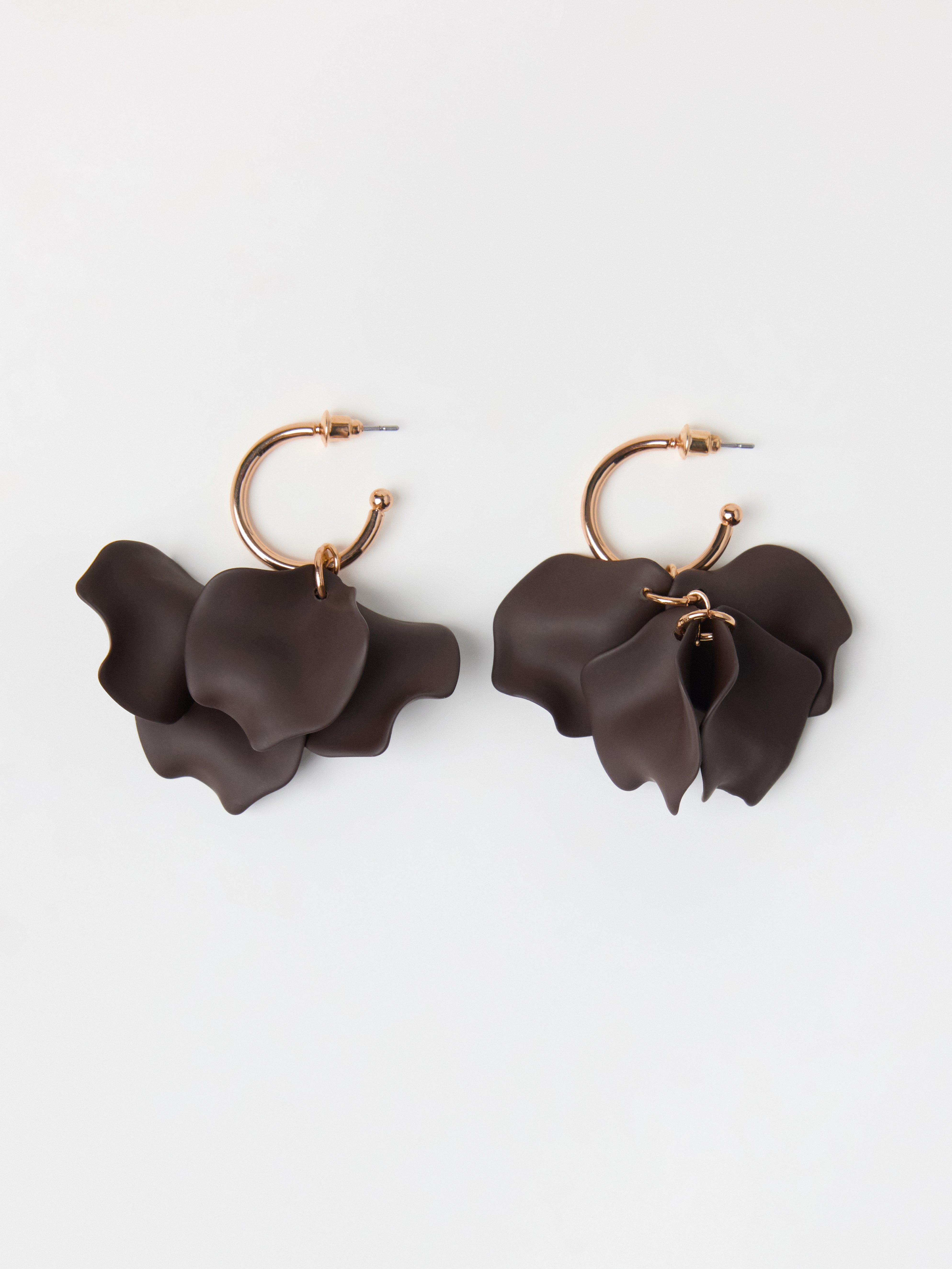 Earrings - Womens Wear - Brown