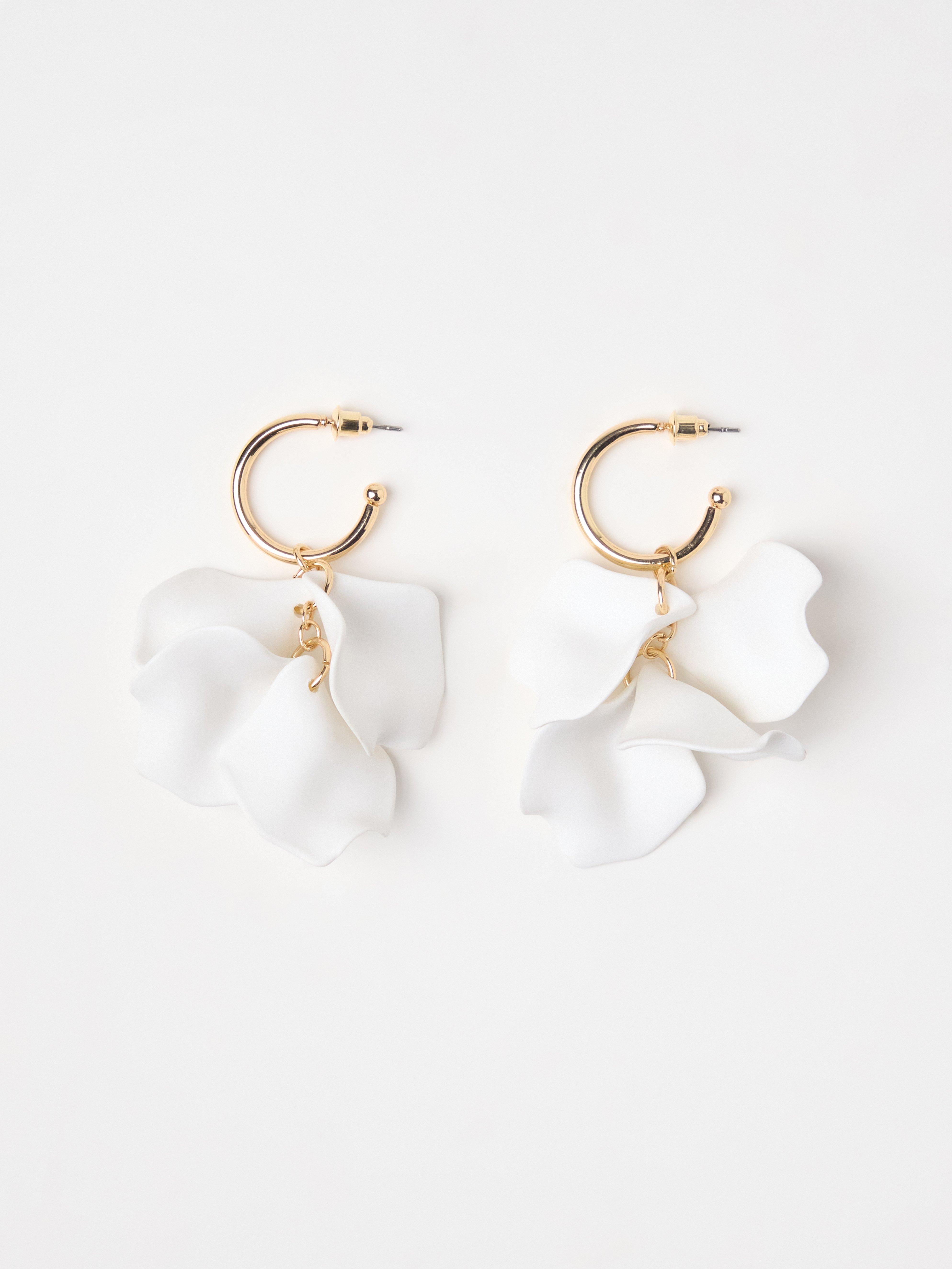 Earrings - Womens Wear - White