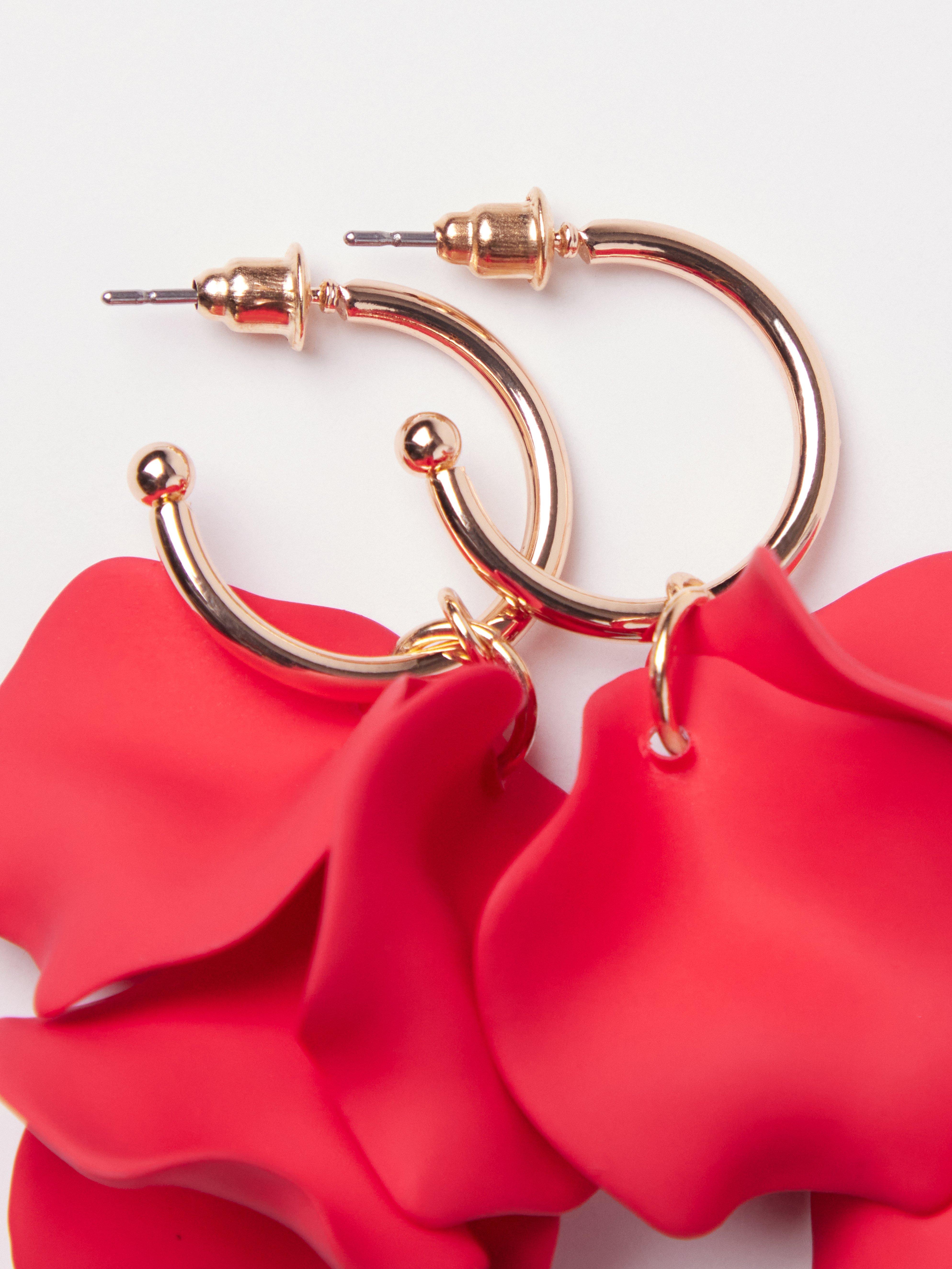Earrings - Womens Wear - Red