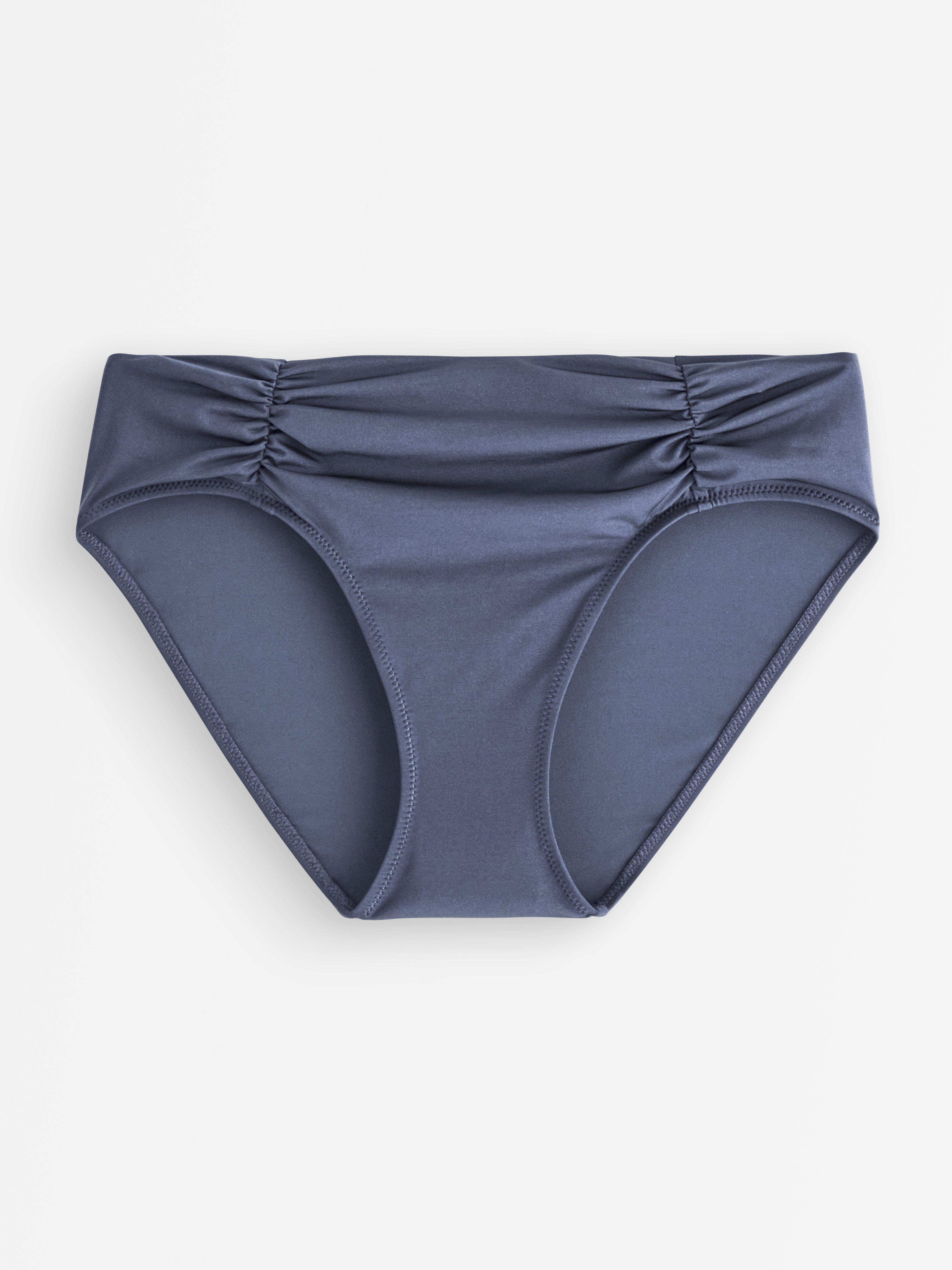 Bikini s klasickým pasem - Spodní prádlo - Modrá