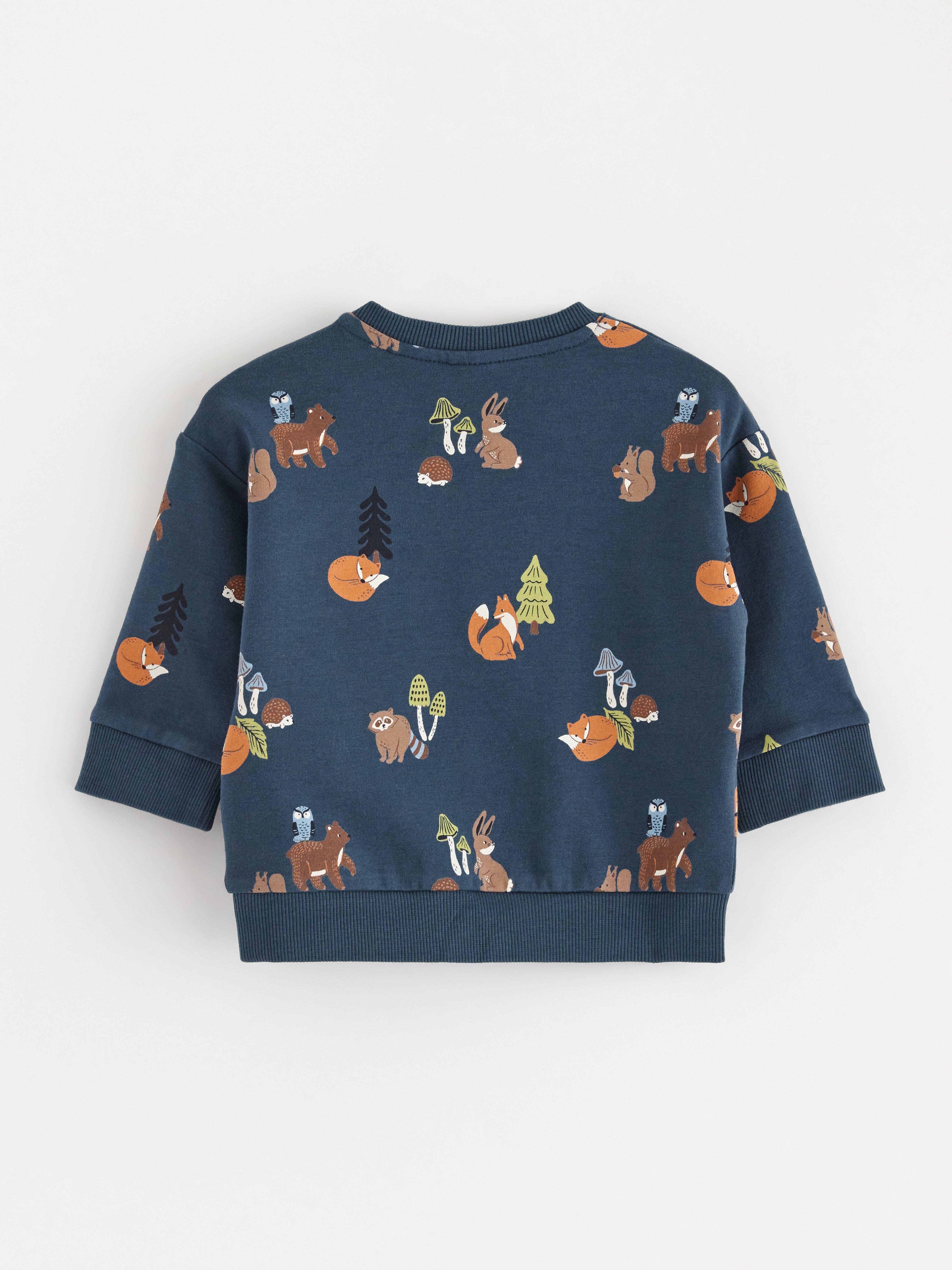 Sweatshirt - Barn - Blå