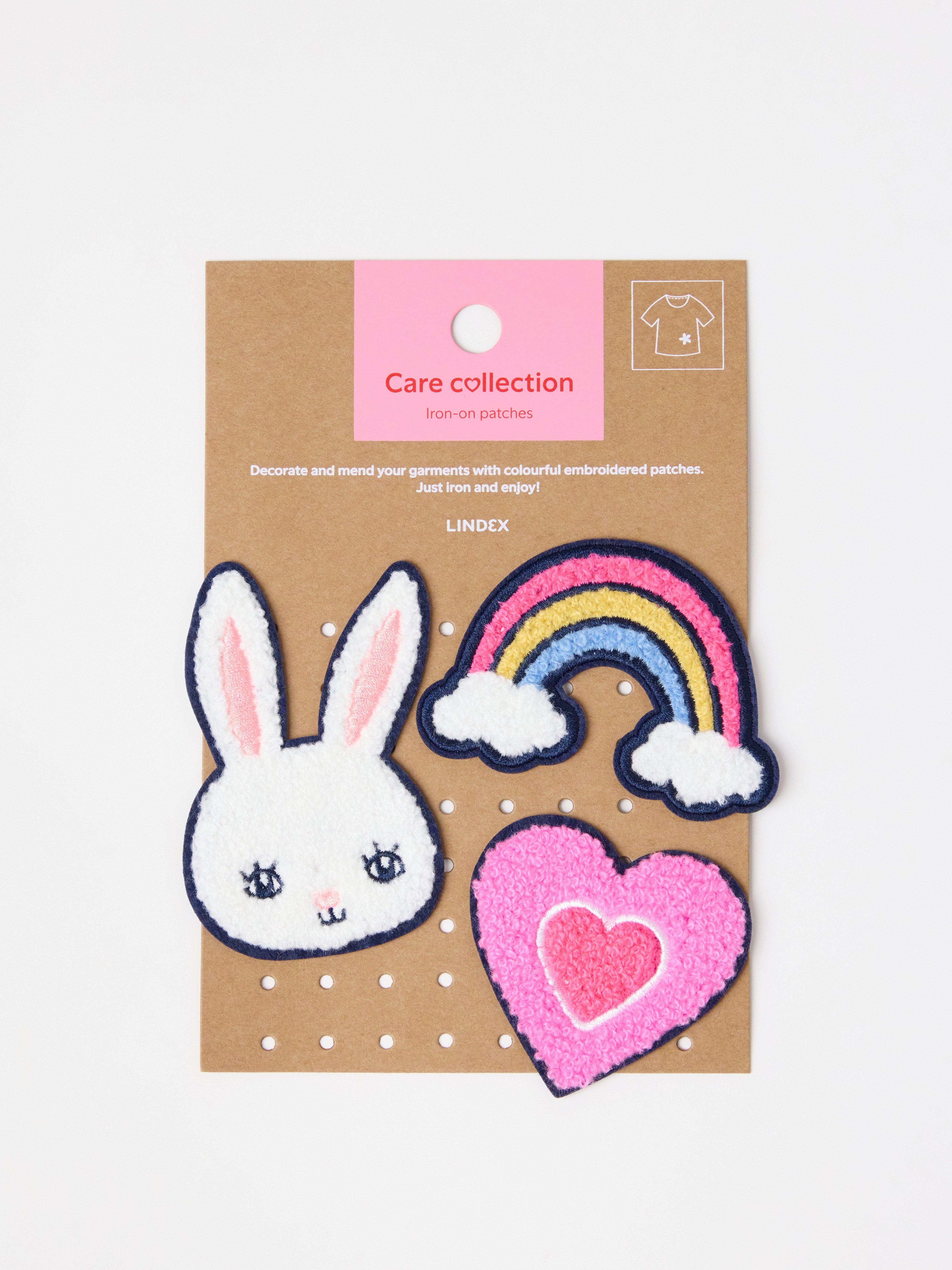 Iron on Patches - Kids Wear - Pink