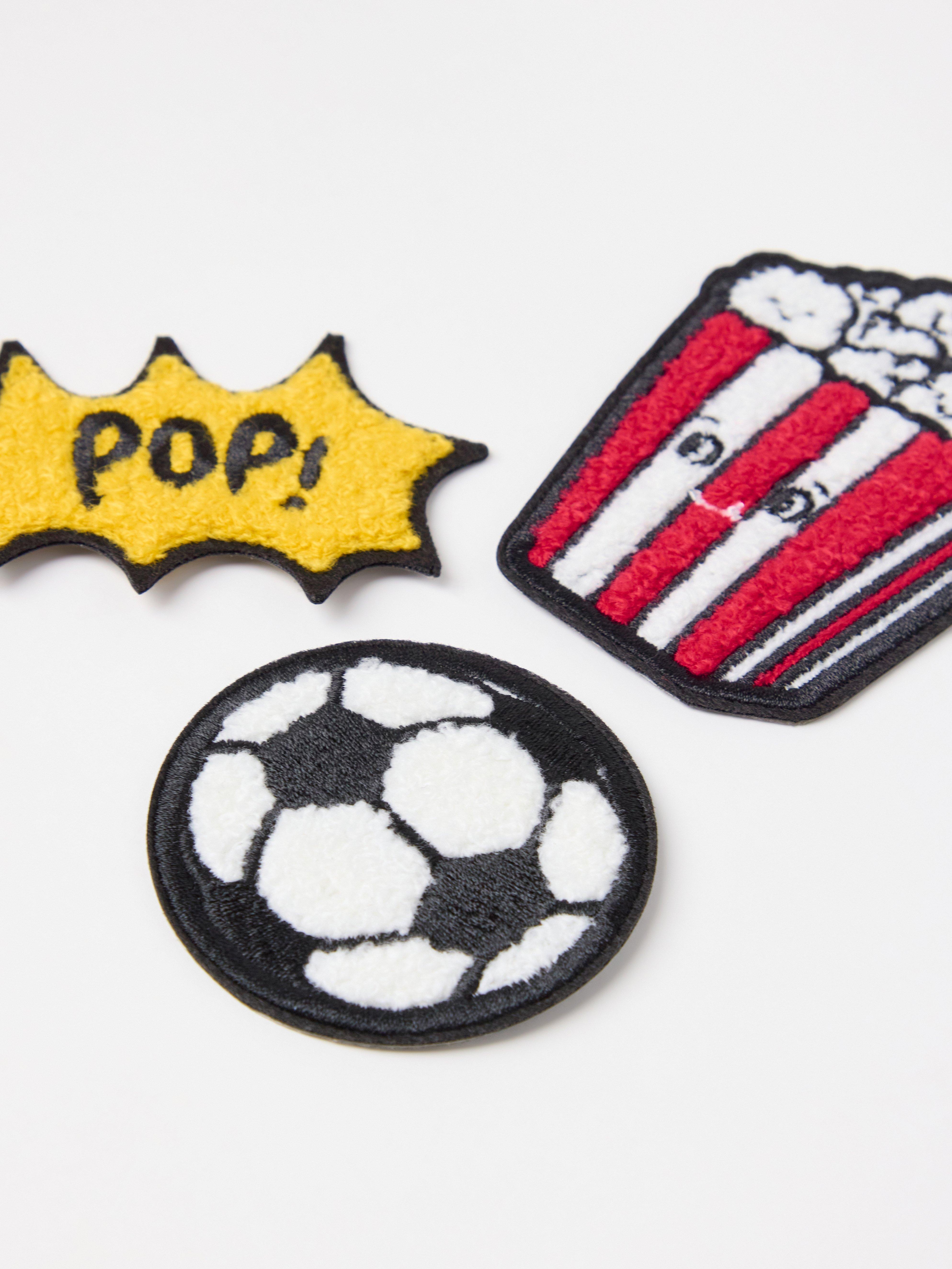 Iron on Patches - Kids Wear - Black