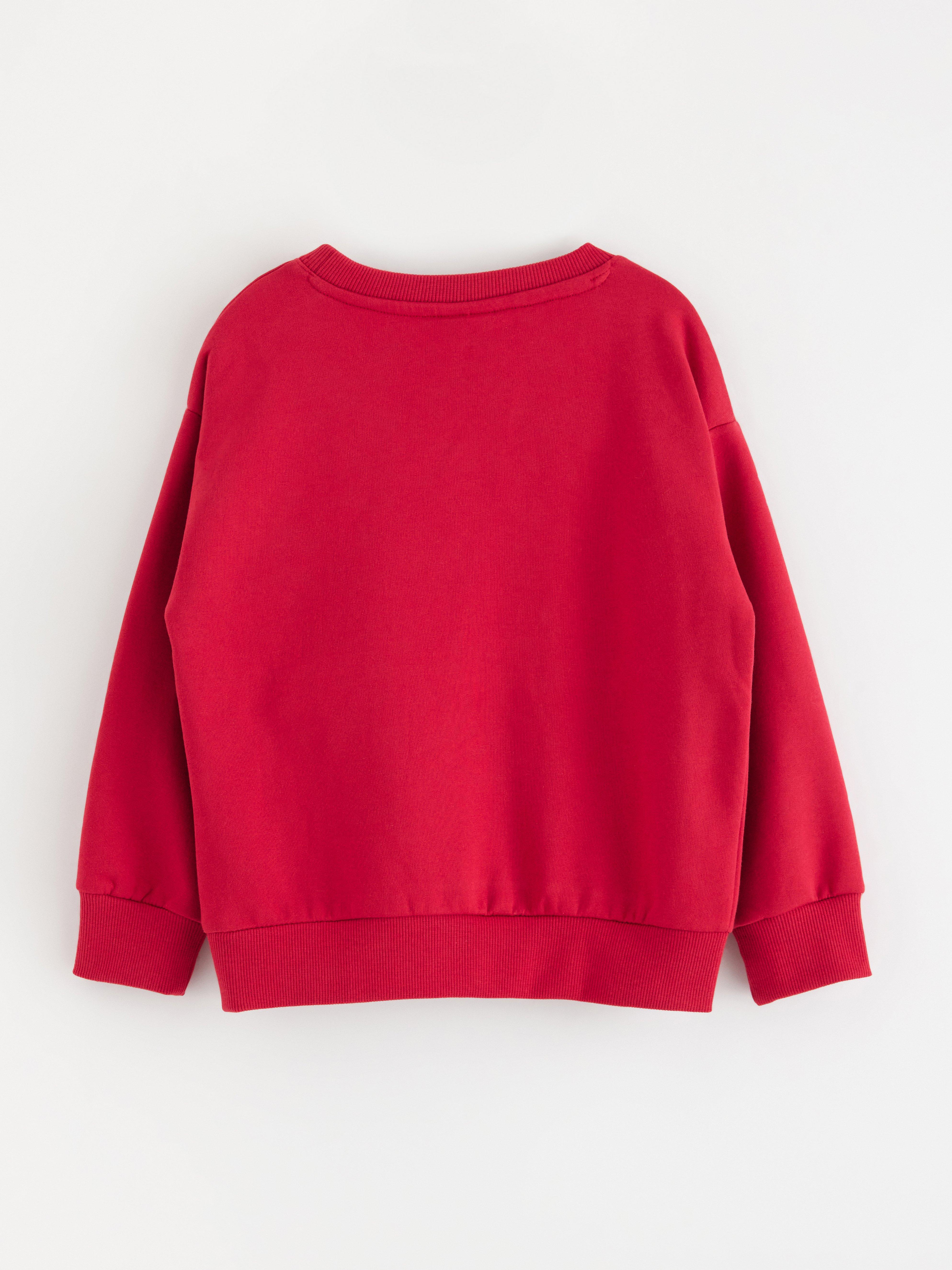 Sweatshirt - Børn - Rød
