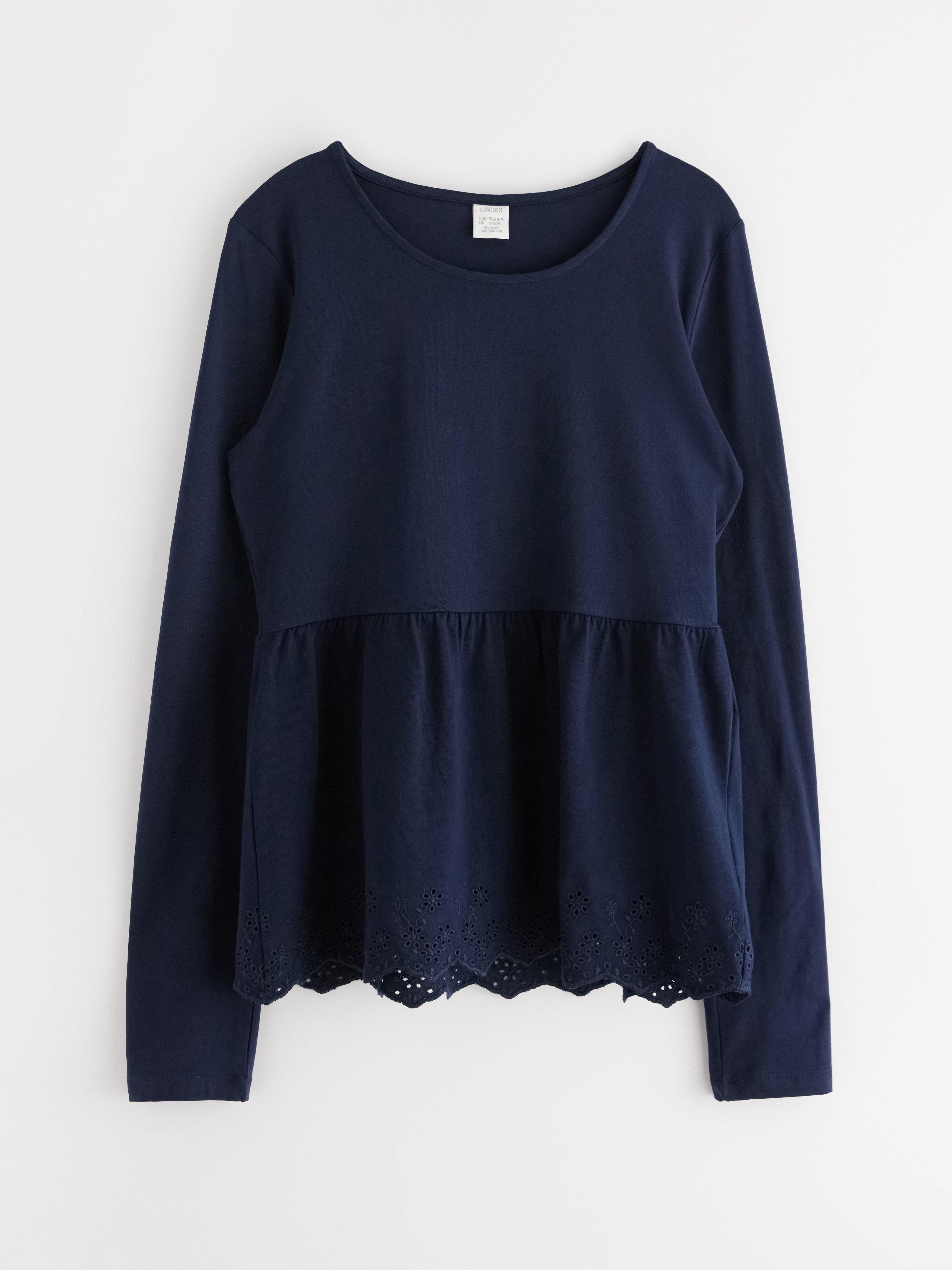 Peplum top - Kids Wear - Blue