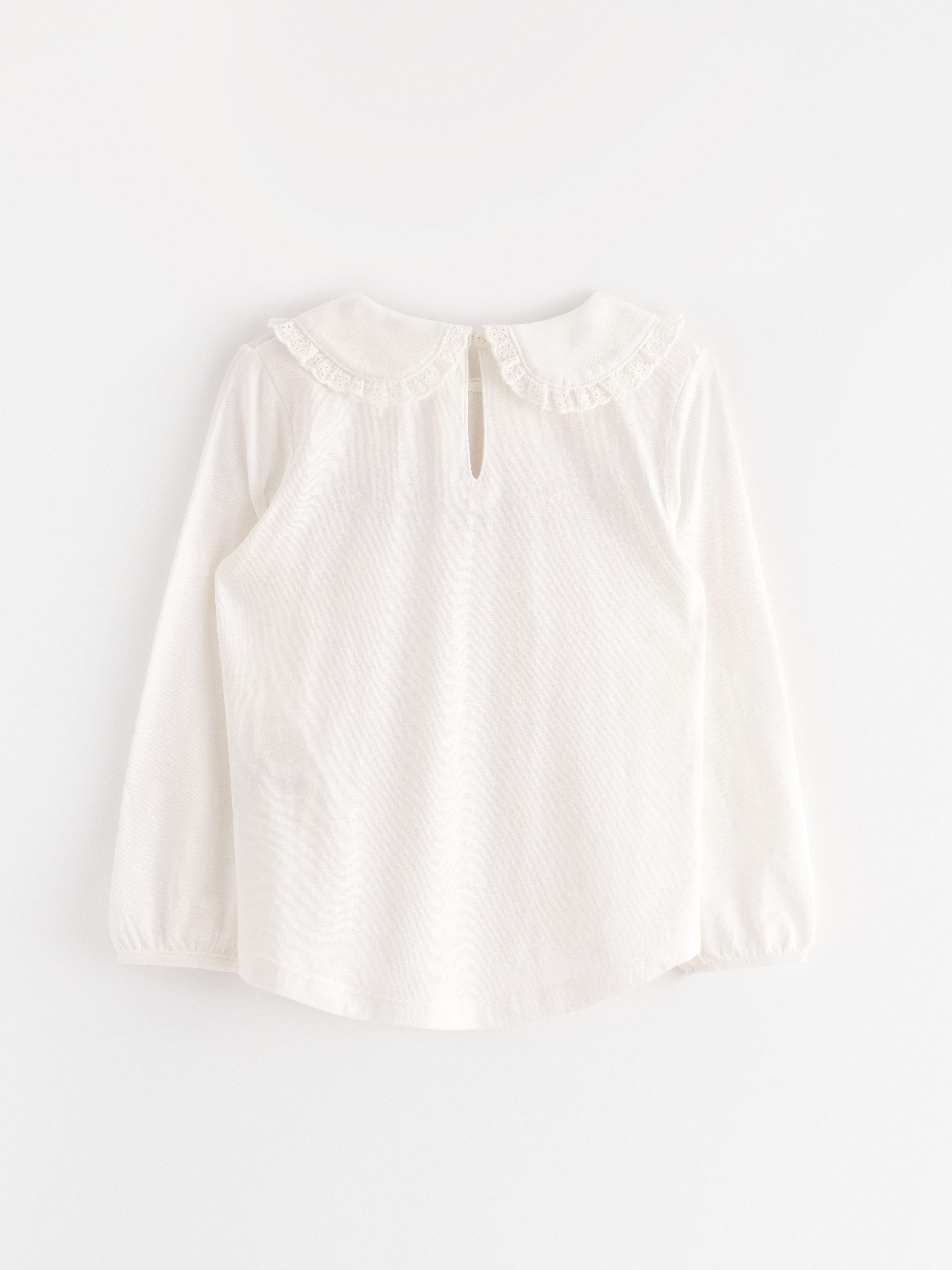 Top - Kids Wear - White