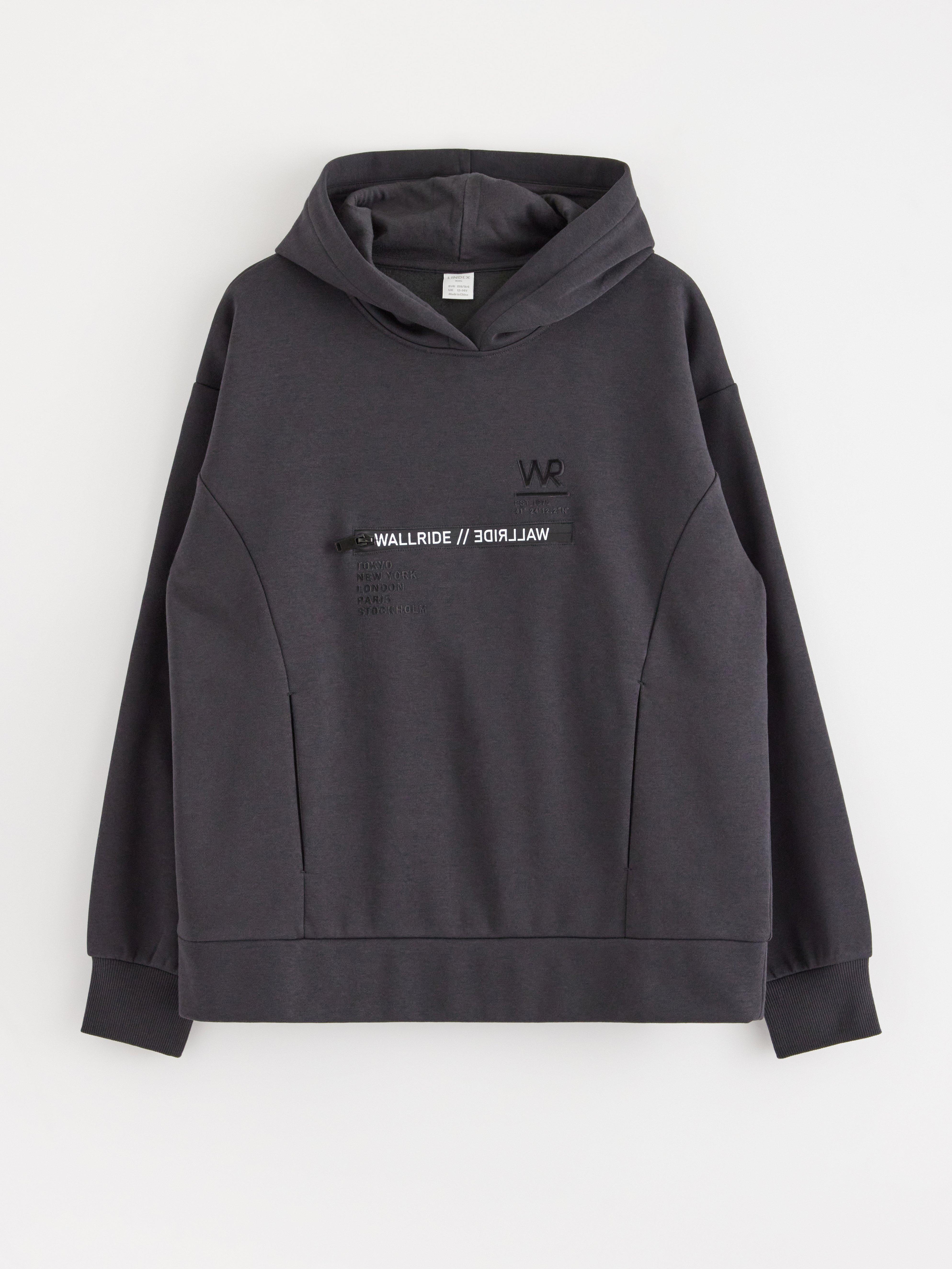 Hooded Sweatshirt - Kids Wear - Black