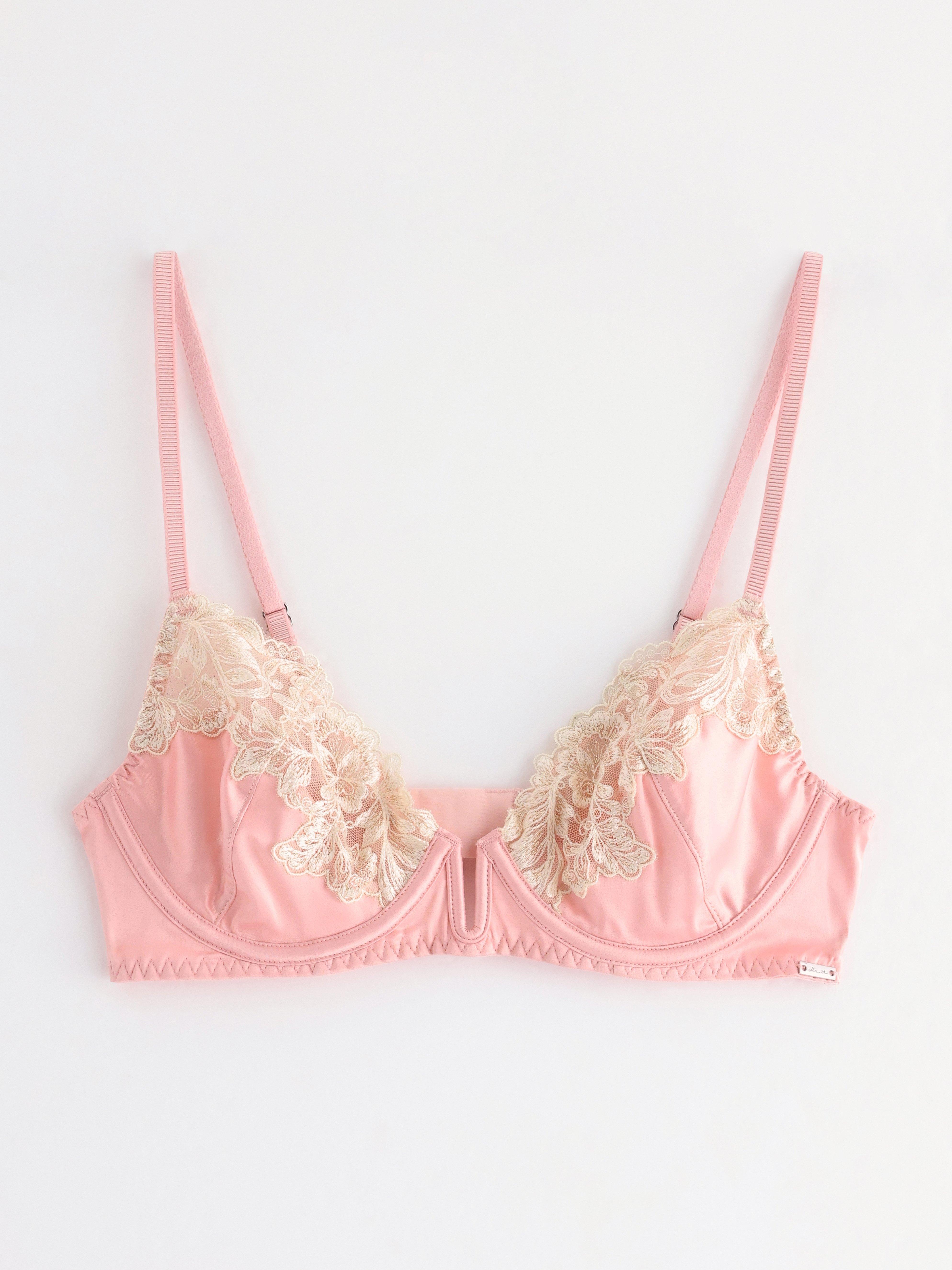 Unpadded Bra - Lingerie - Pink