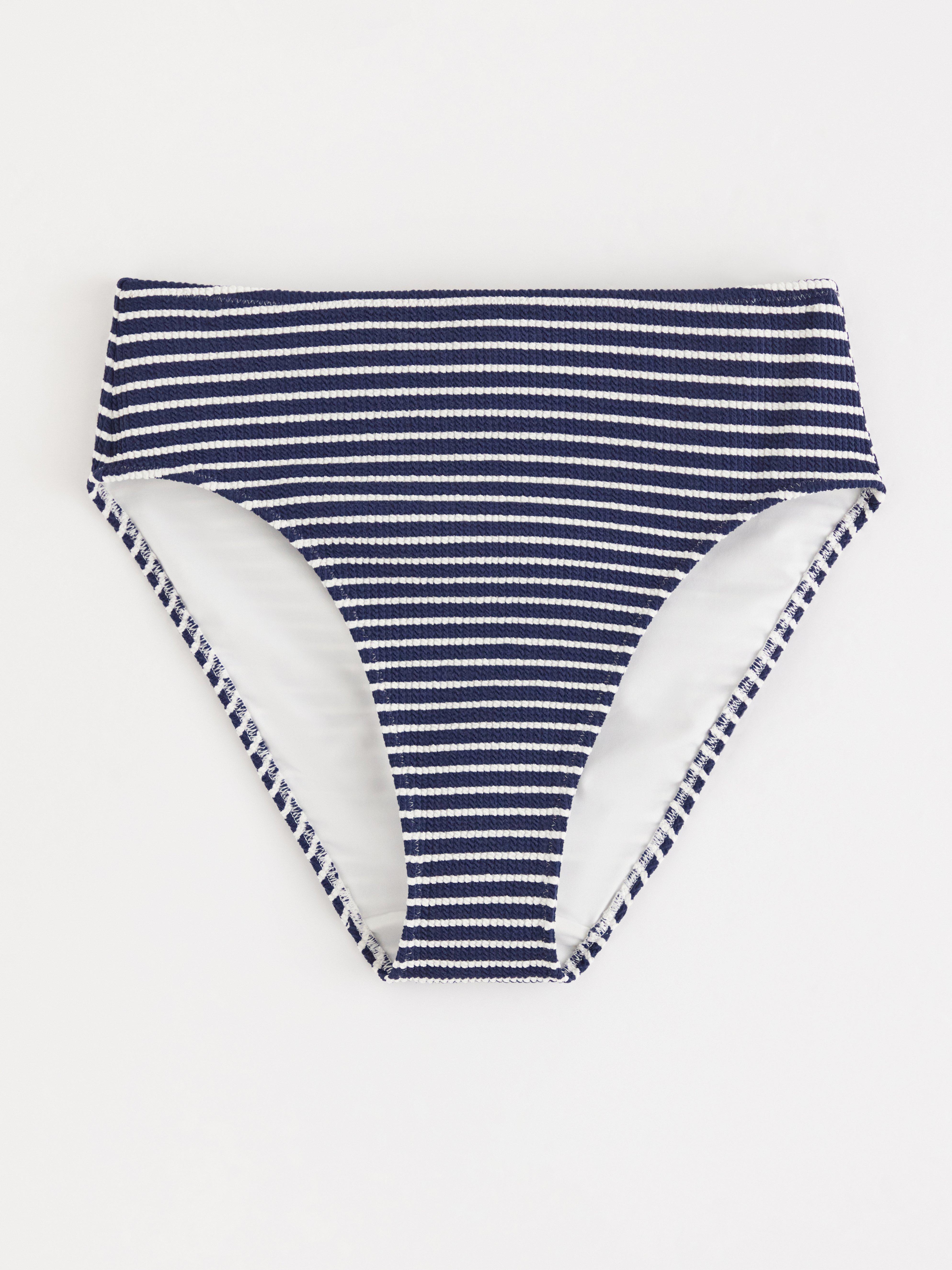 Bikini s vysokým pásom - Spodná bielizeň - Modrá