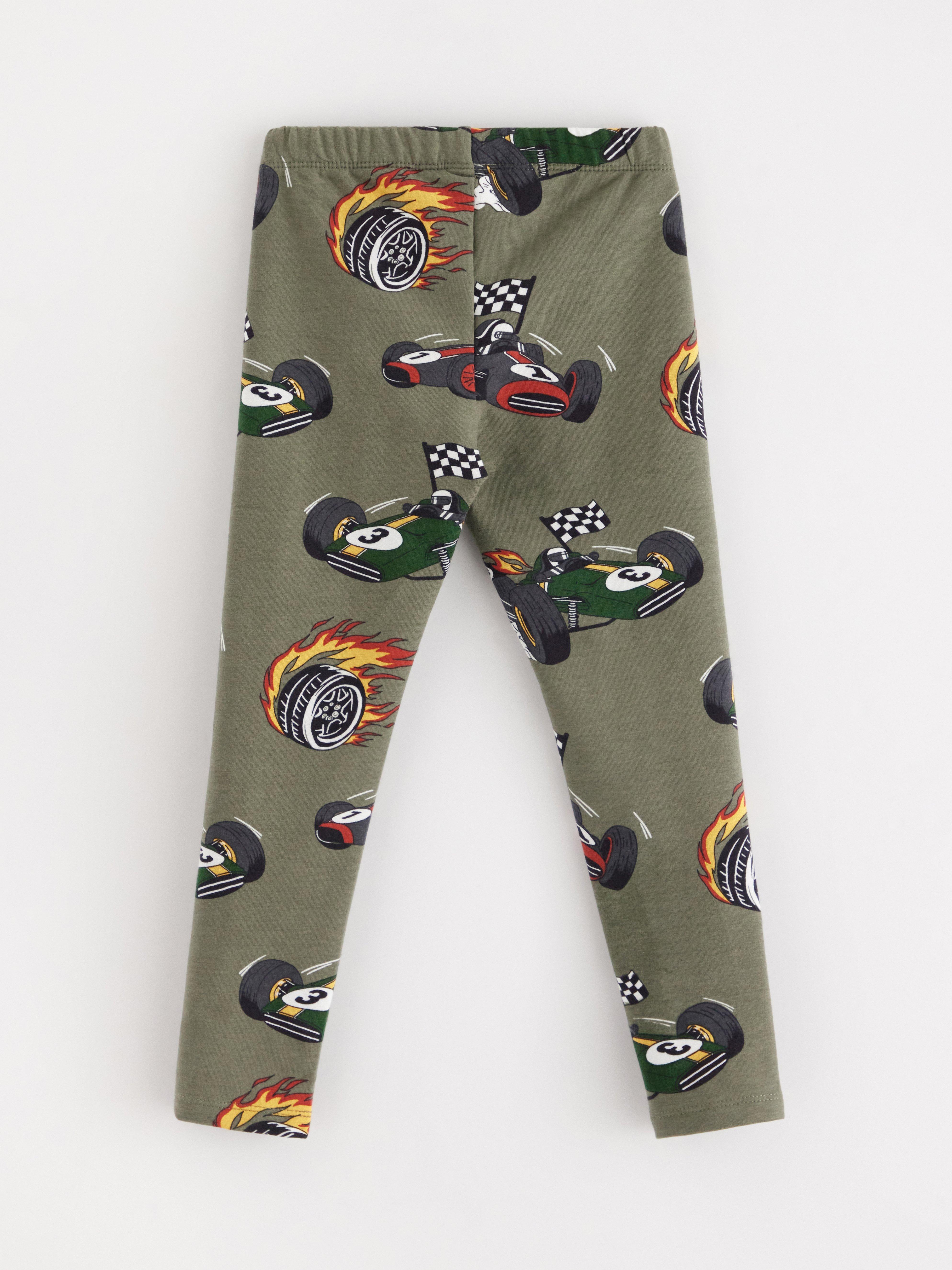 Leggings - Børn - Grøn