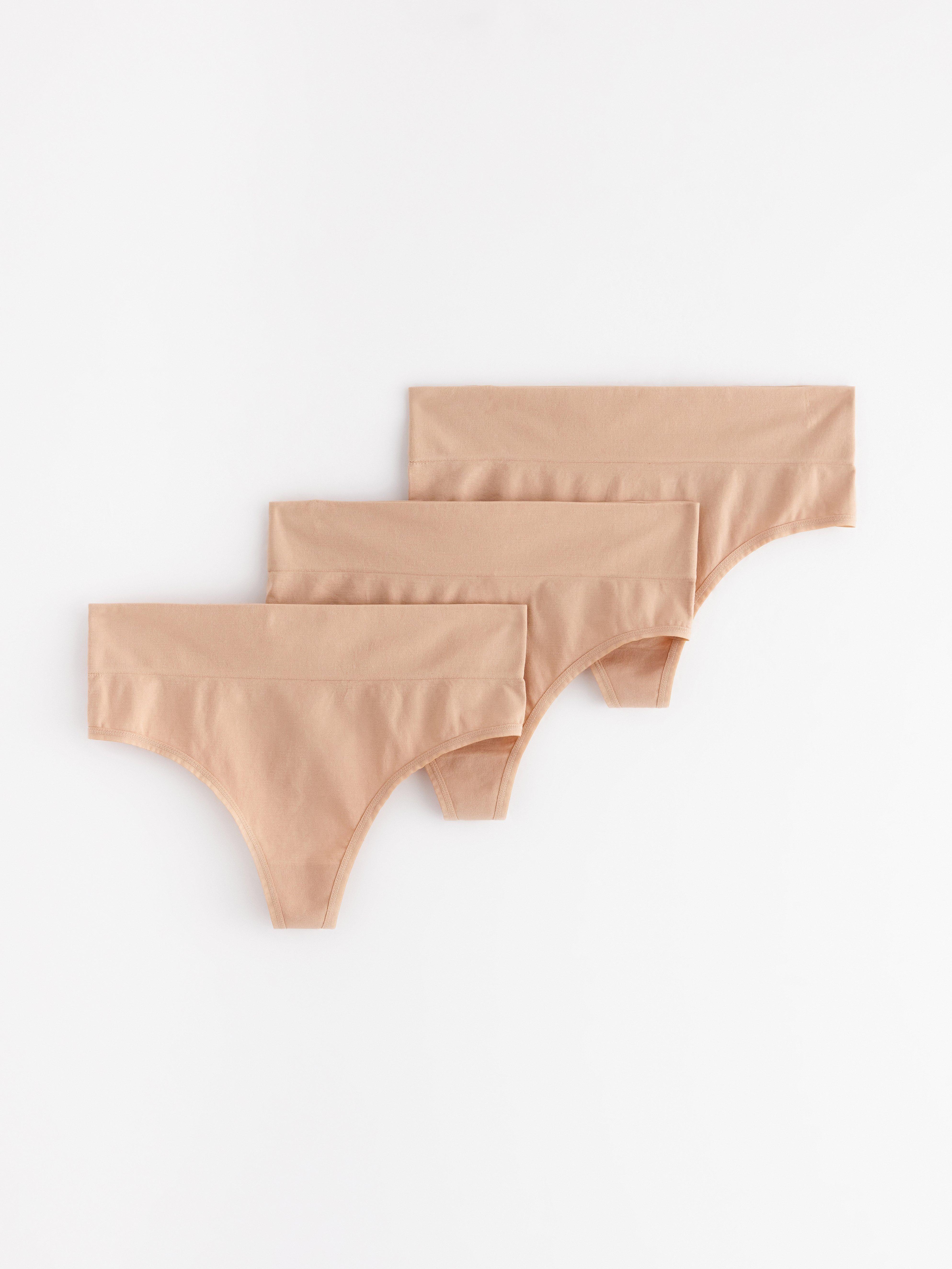 Stringtrosa Hög - Underkläder - Beige