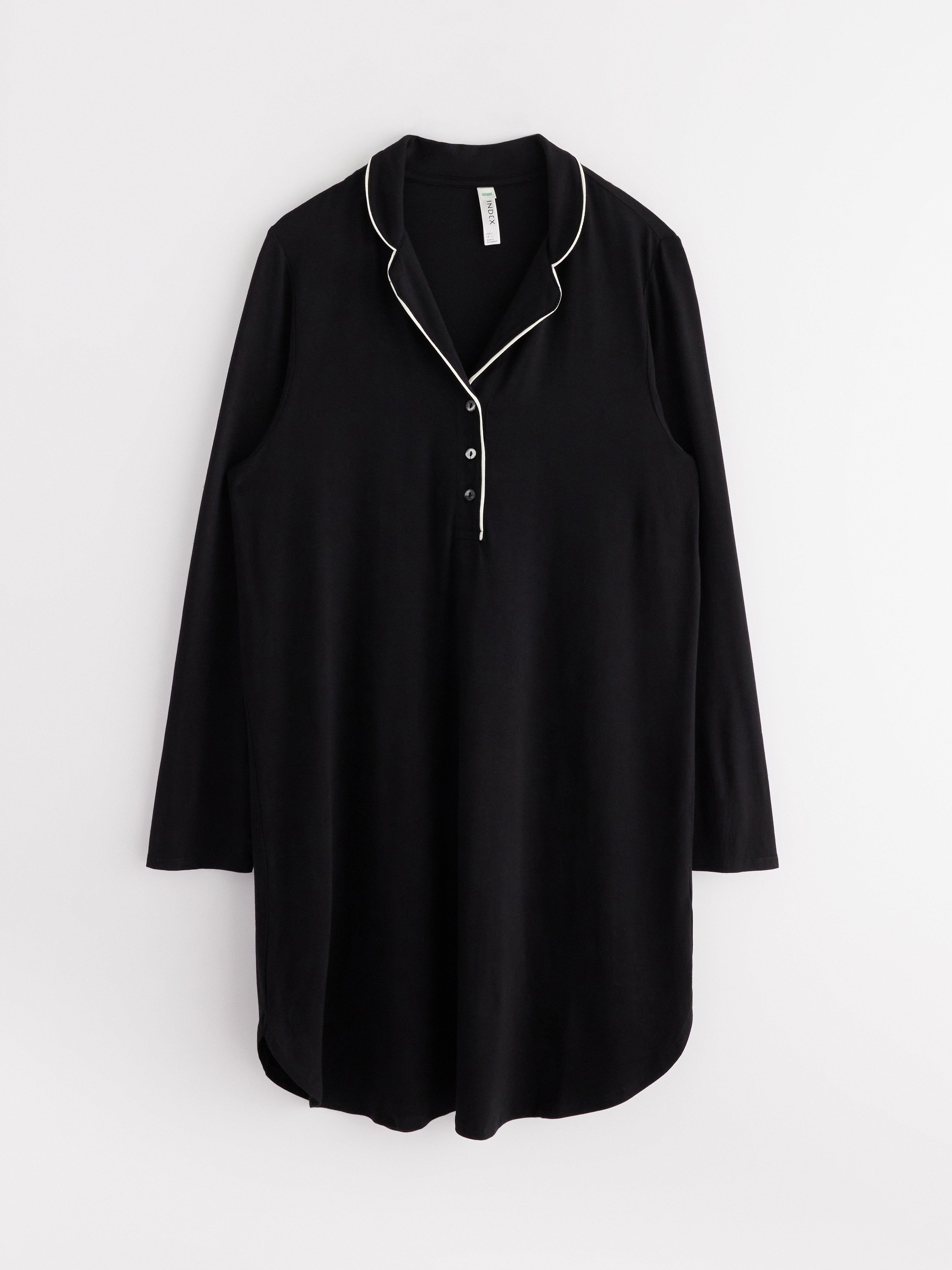 Night Shirt - Lingerie - Black