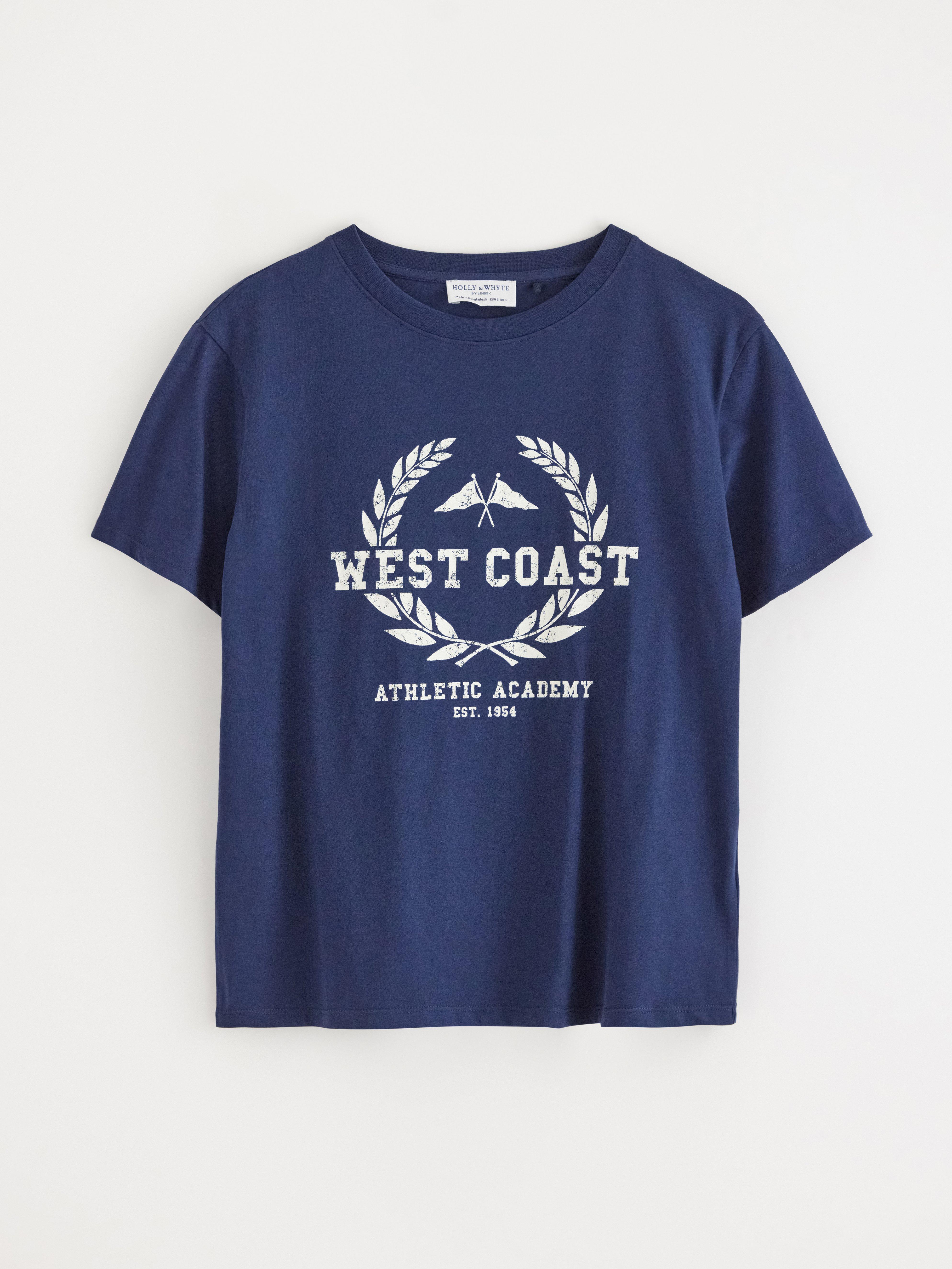 T-shirt - Dame - Blå