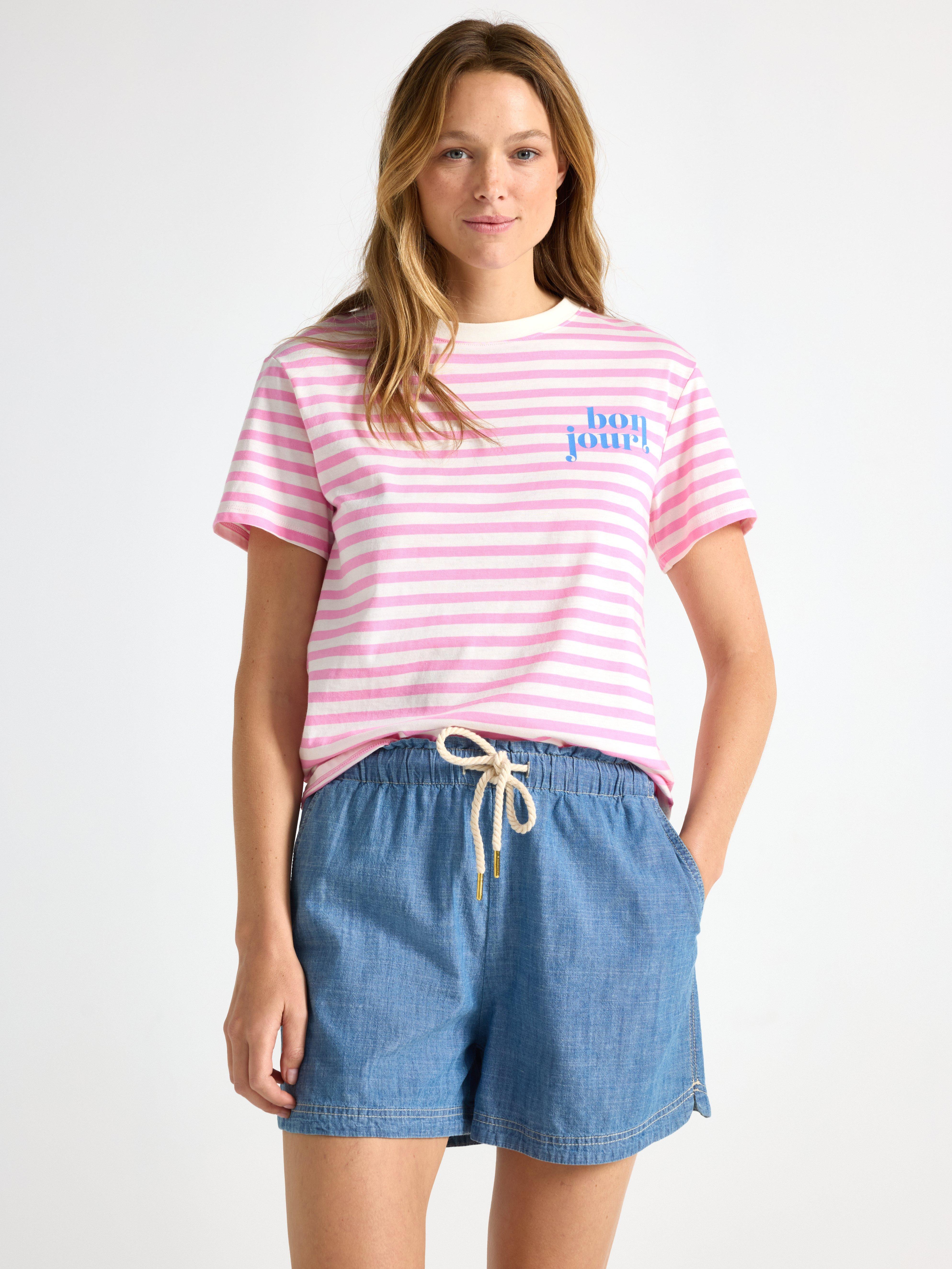 T-shirt - Dame - Lyserød